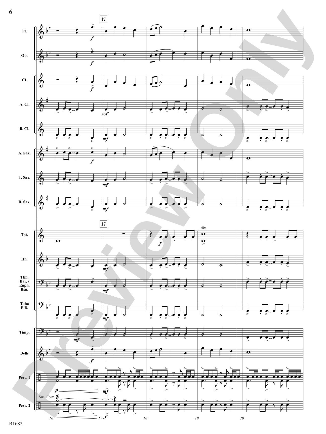 Cimarron Fanfare: Concert Band Conductor Score & Parts