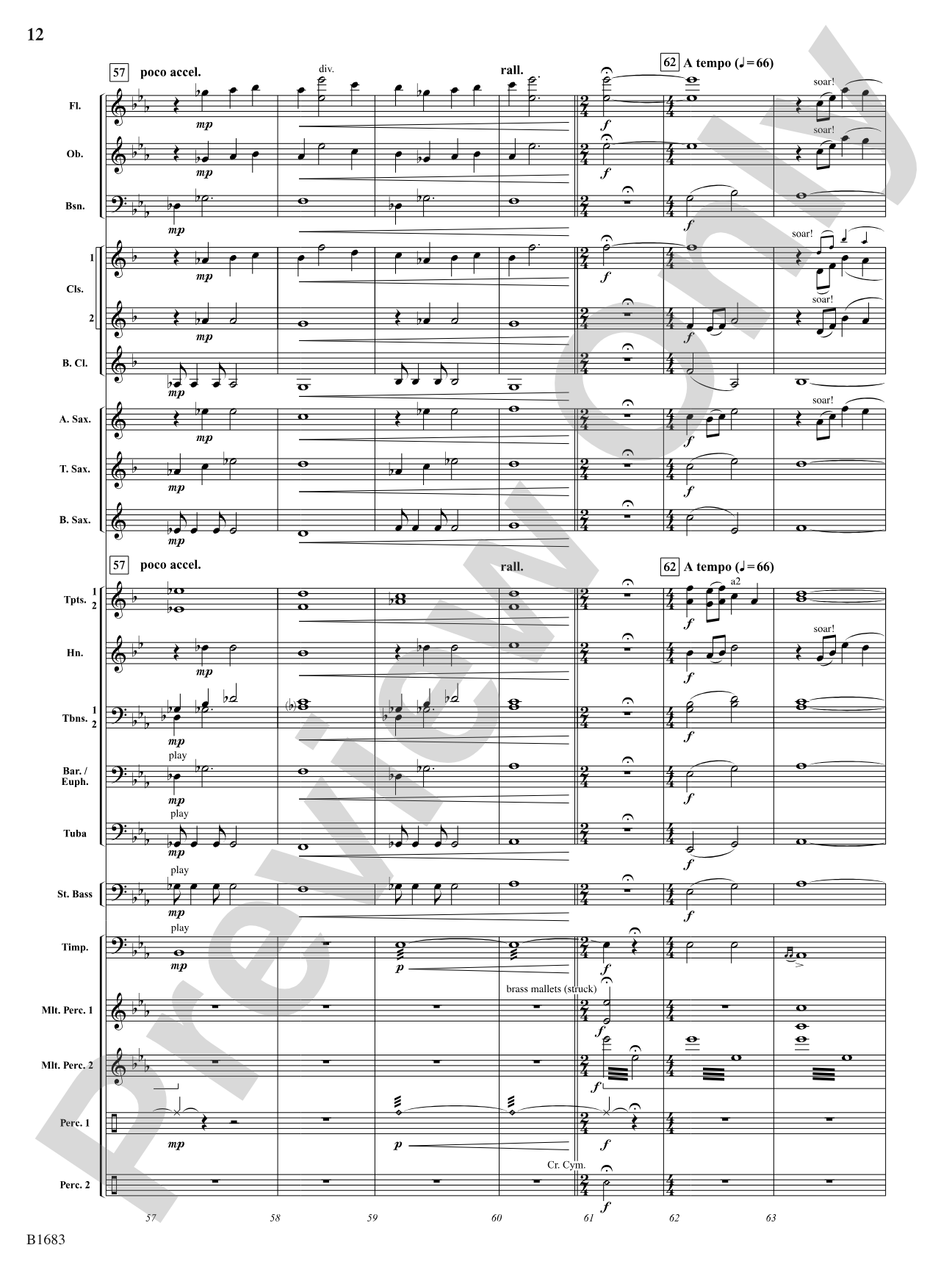 Resplendent Light: Concert Band Conductor Score & Parts