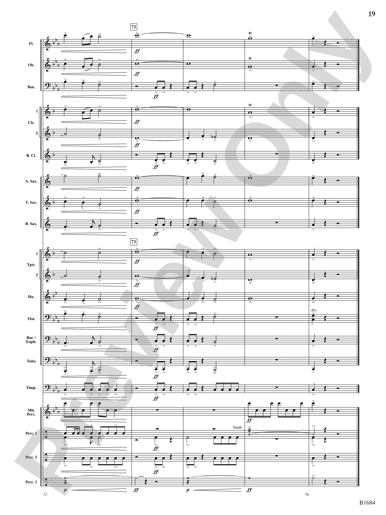 From the Concord Chronicles: Concert Band Conductor Score & Parts