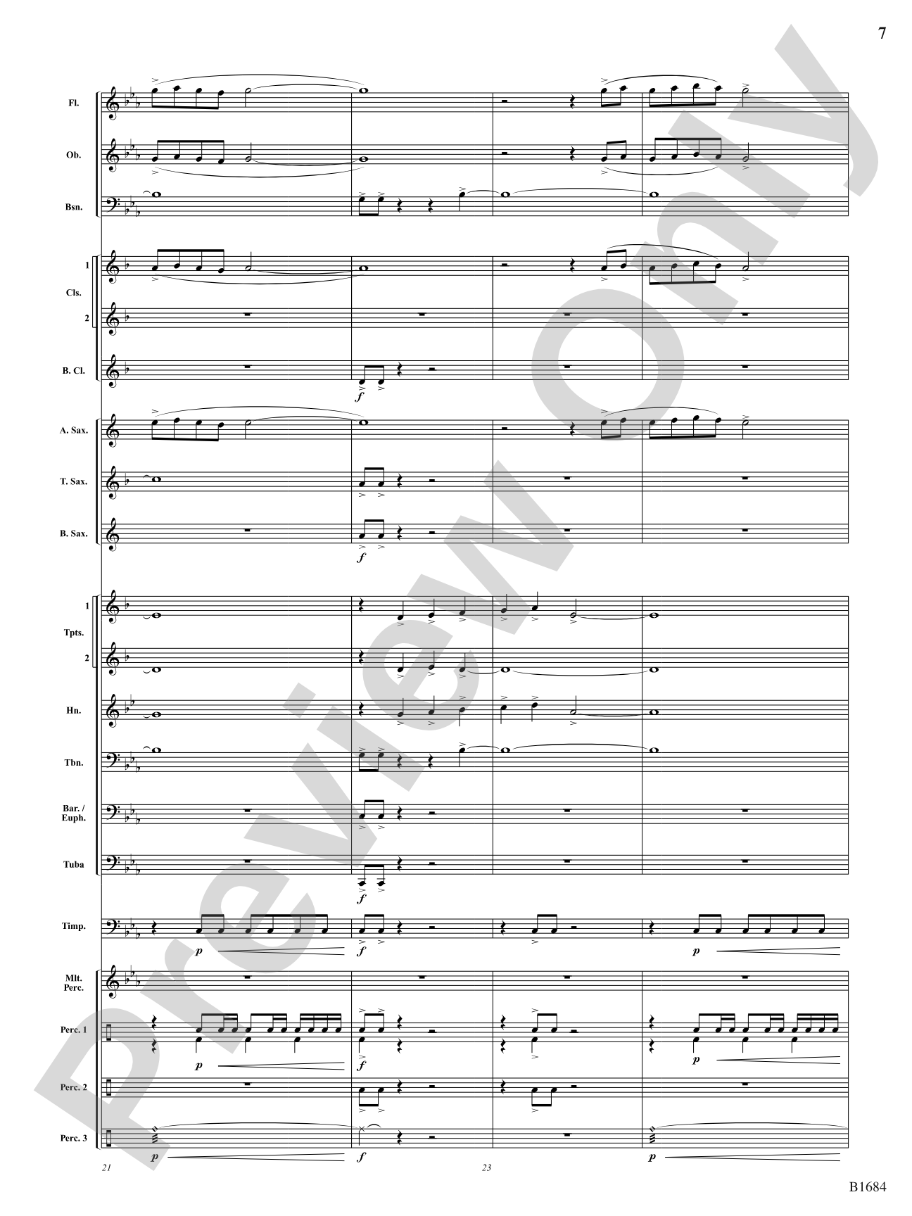 From the Concord Chronicles: Concert Band Conductor Score & Parts
