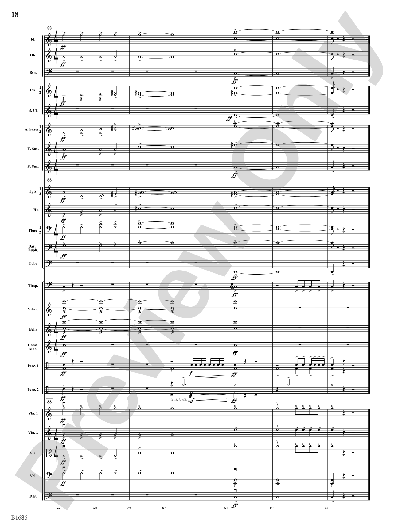 Eagles Among Us: Concert Band Conductor Score & Parts