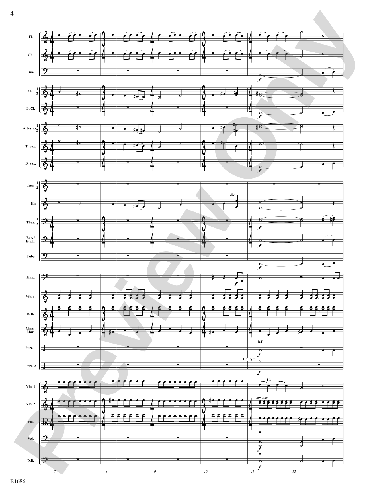 Eagles Among Us: Concert Band Conductor Score & Parts