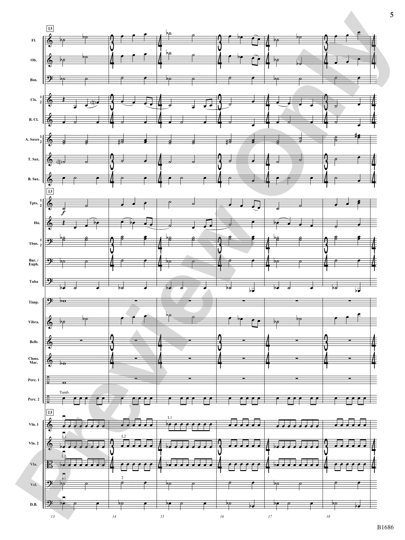 Eagles Among Us: Concert Band Conductor Score & Parts