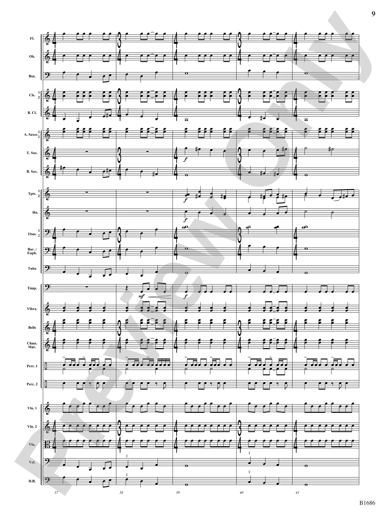 Eagles Among Us: Concert Band Conductor Score & Parts