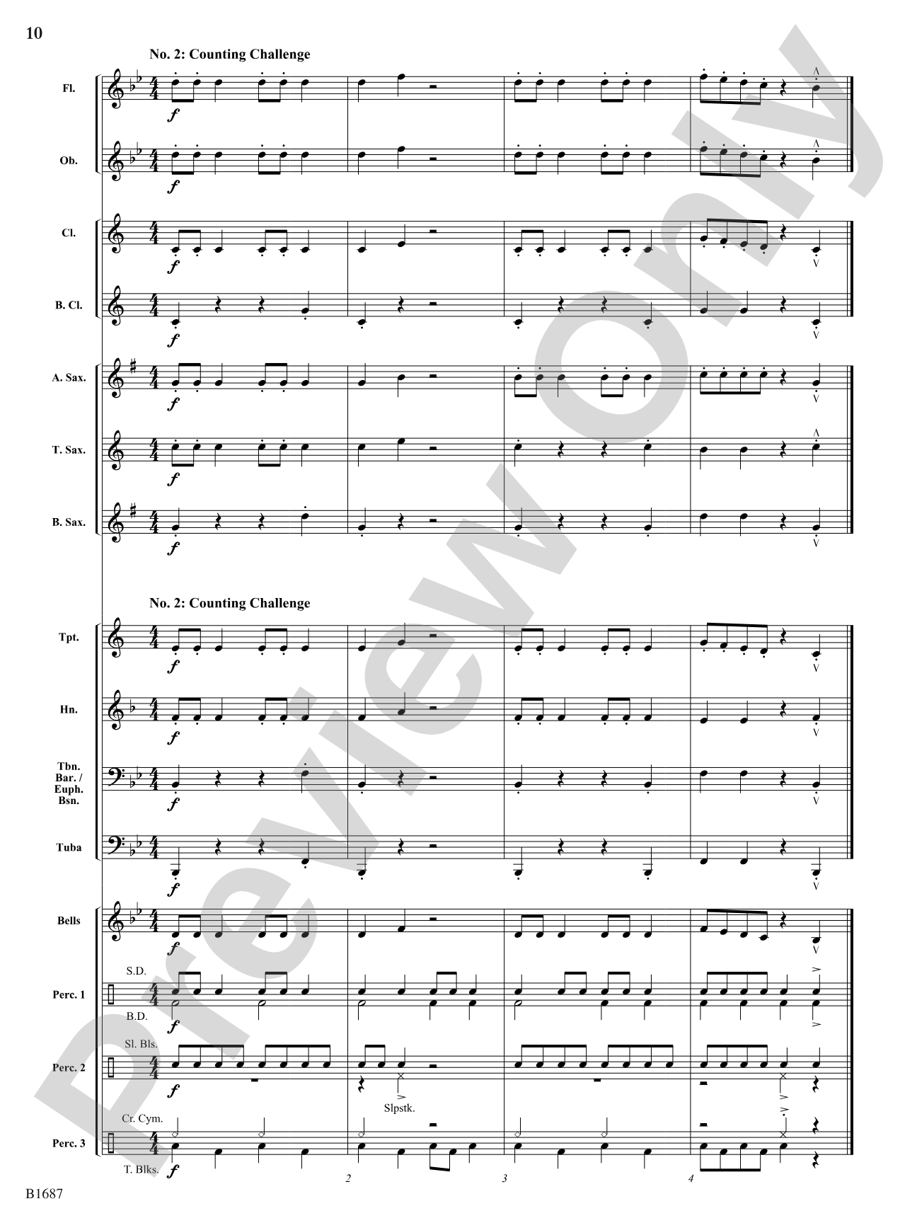 A Rather Bumpy Sleigh Ride: Concert Band Conductor Score & Parts