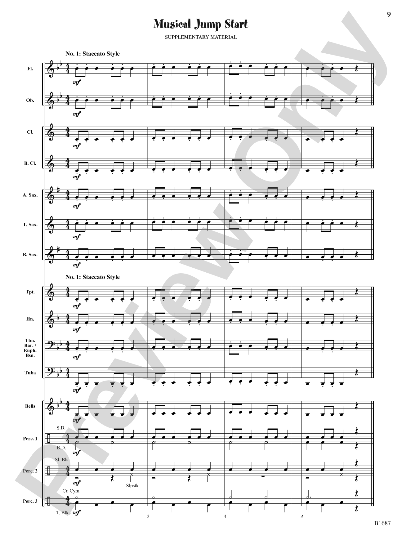 A Rather Bumpy Sleigh Ride: Concert Band Conductor Score & Parts