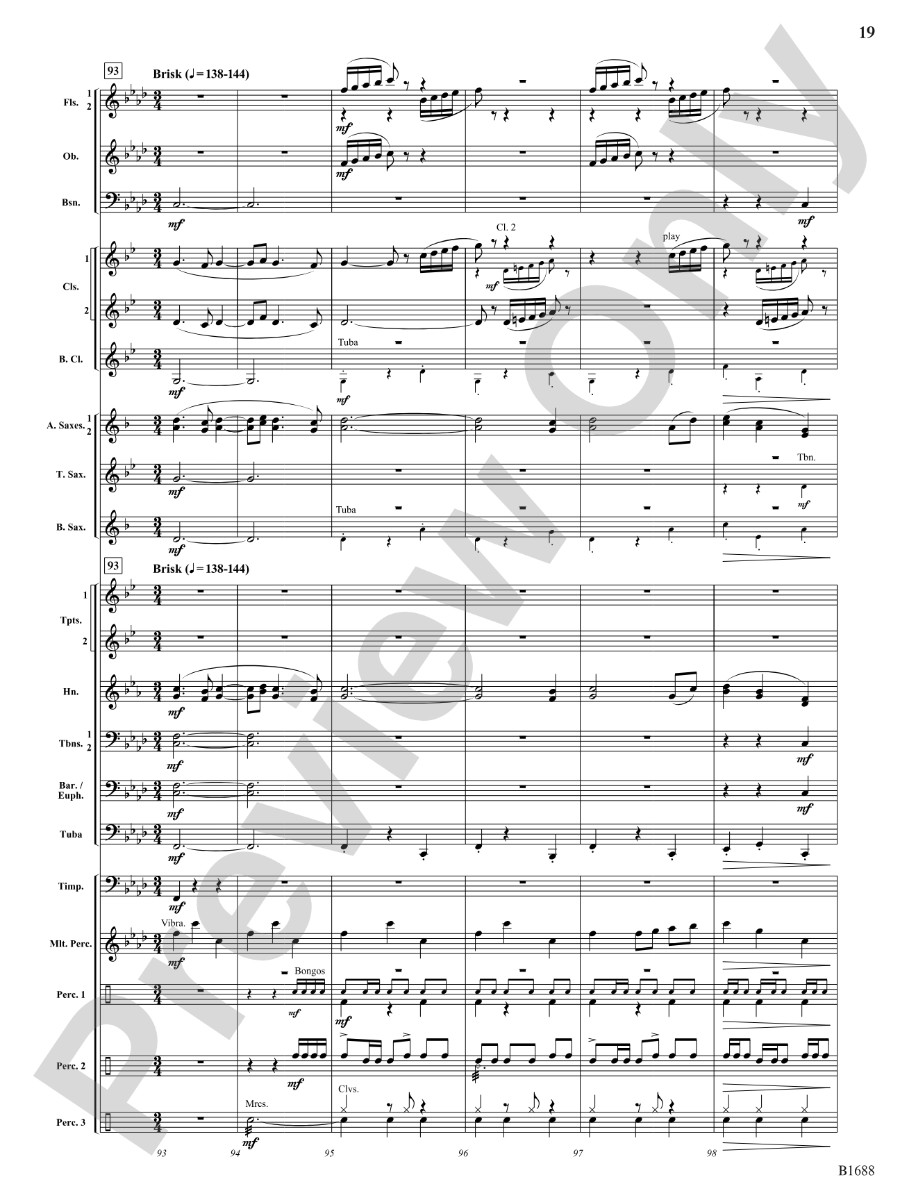 Congolese: Concert Band Conductor Score & Parts