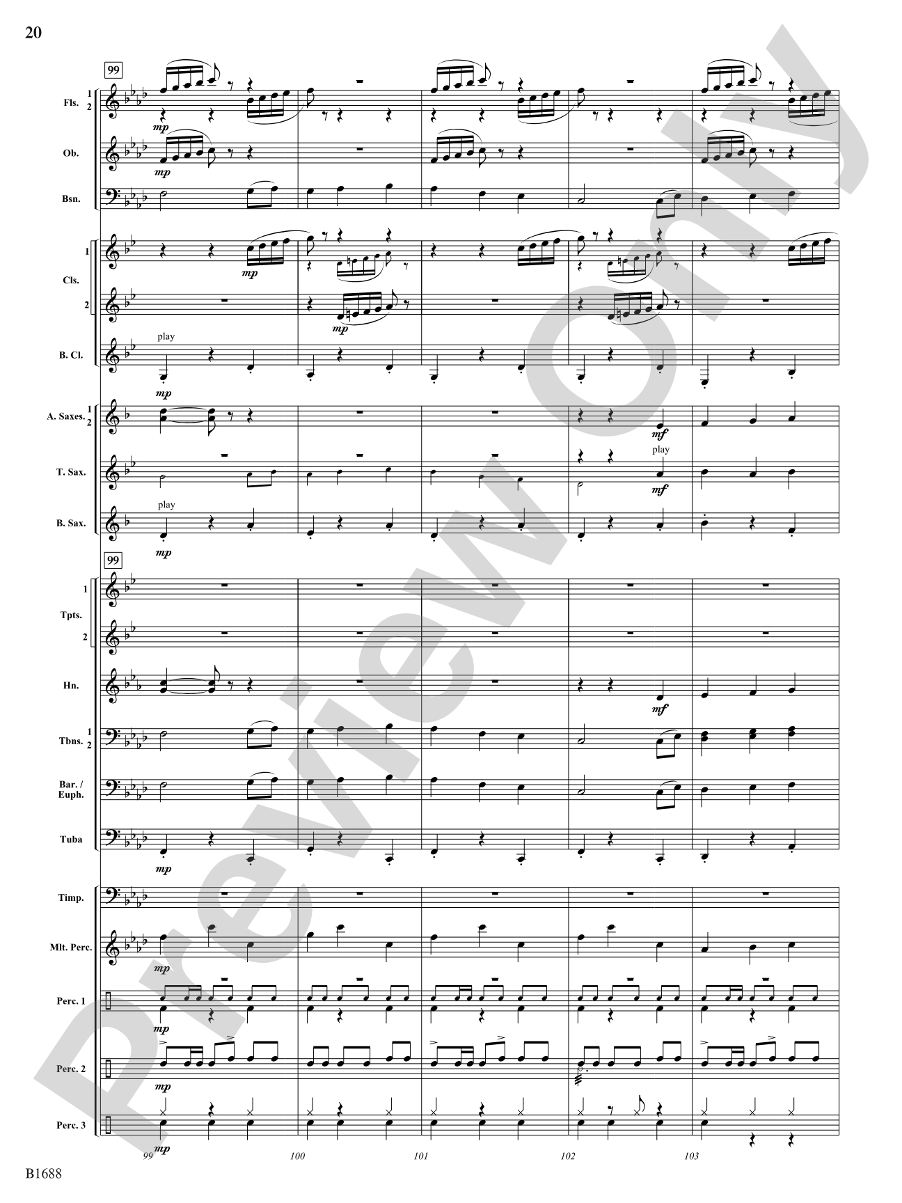 Congolese: Concert Band Conductor Score & Parts