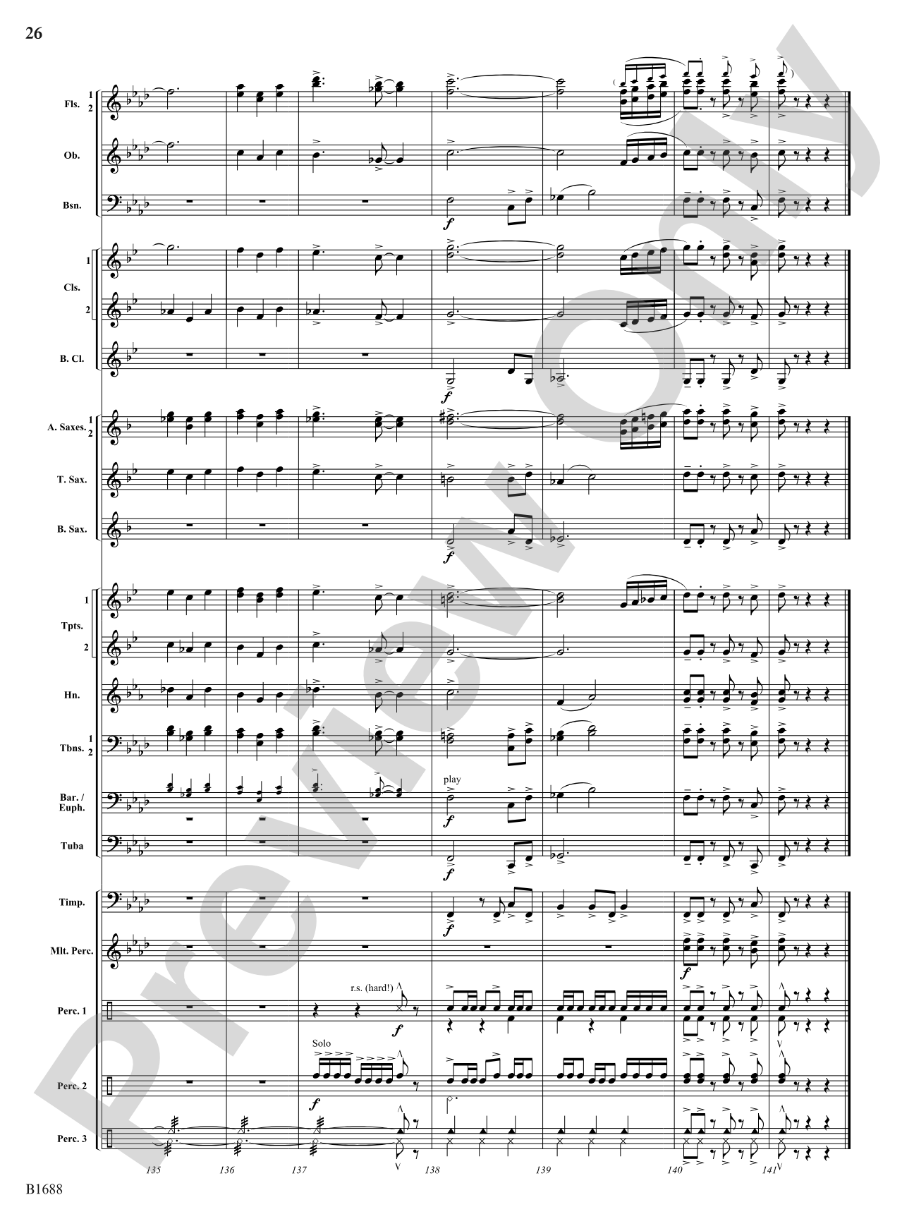 Congolese: Concert Band Conductor Score & Parts