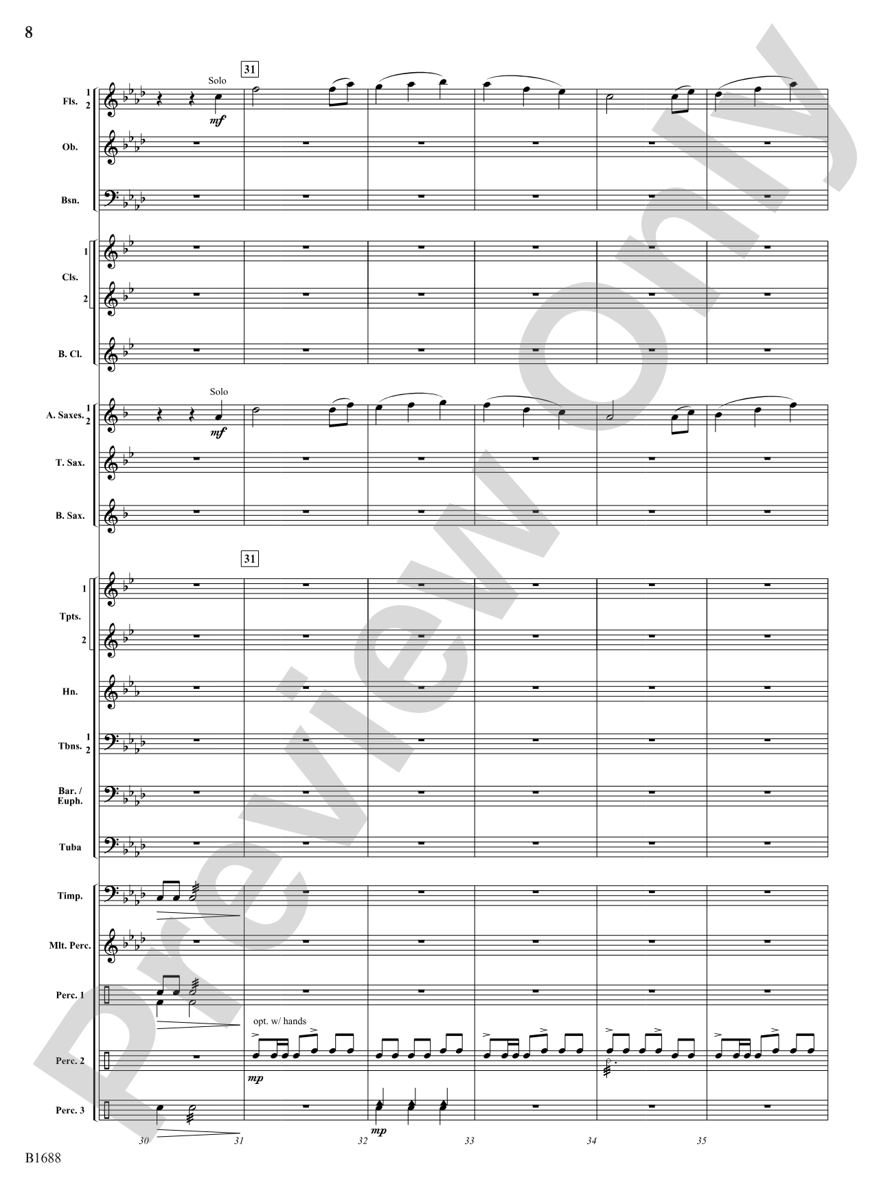 Congolese: Concert Band Conductor Score & Parts