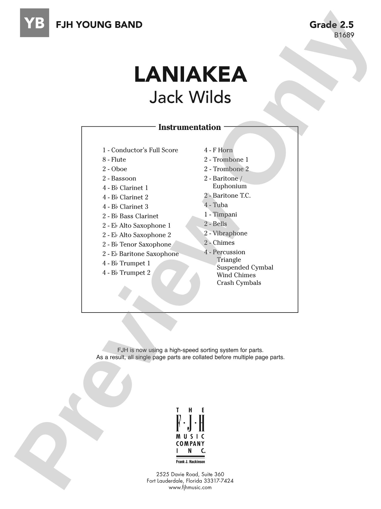 Laniakea: Concert Band Conductor Score & Parts