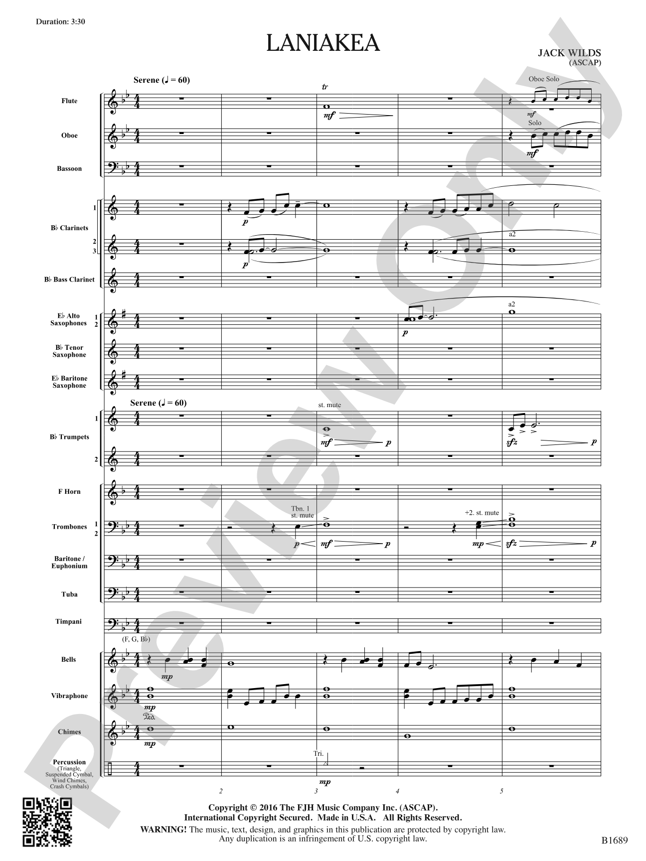 Laniakea: Concert Band Conductor Score & Parts