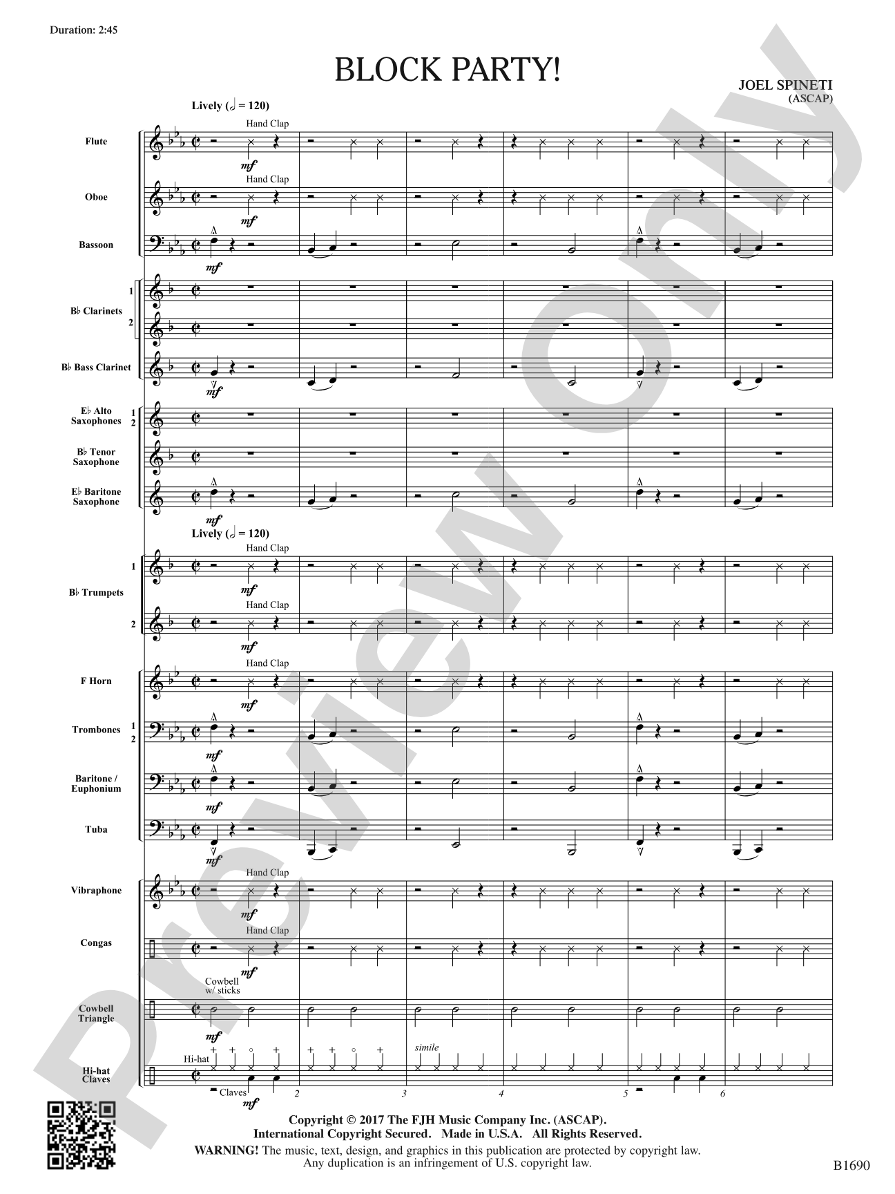 Block Party!: Concert Band Conductor Score & Parts