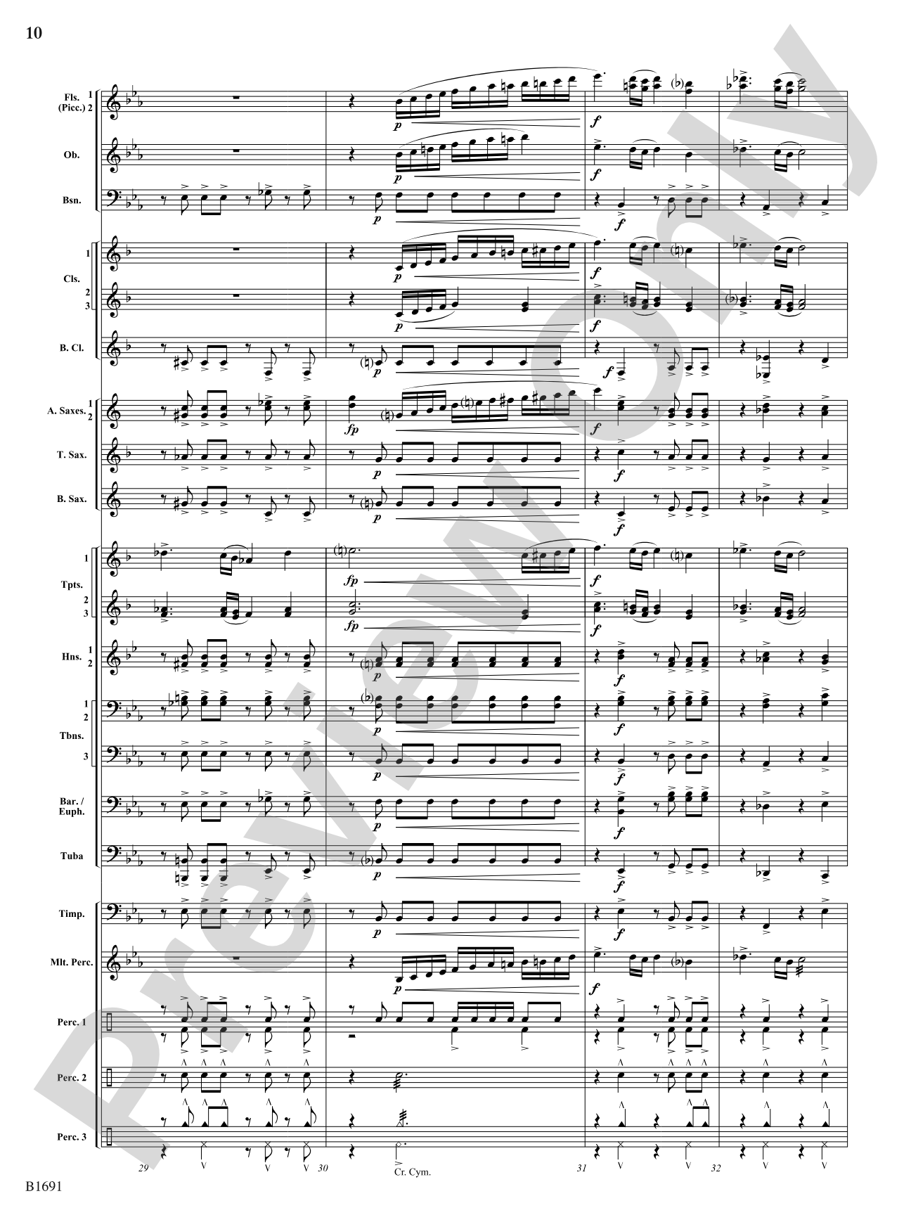 Across The Great Plains: Concert Band Conductor Score & Parts