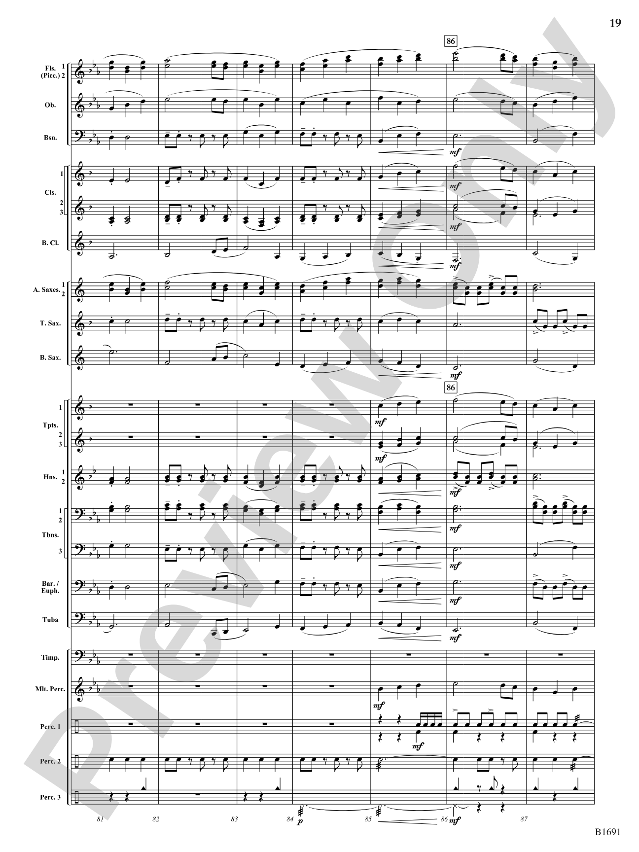 Across The Great Plains: Concert Band Conductor Score & Parts