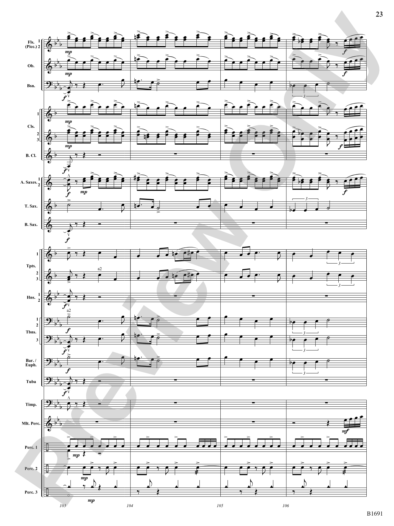 Across The Great Plains: Concert Band Conductor Score & Parts