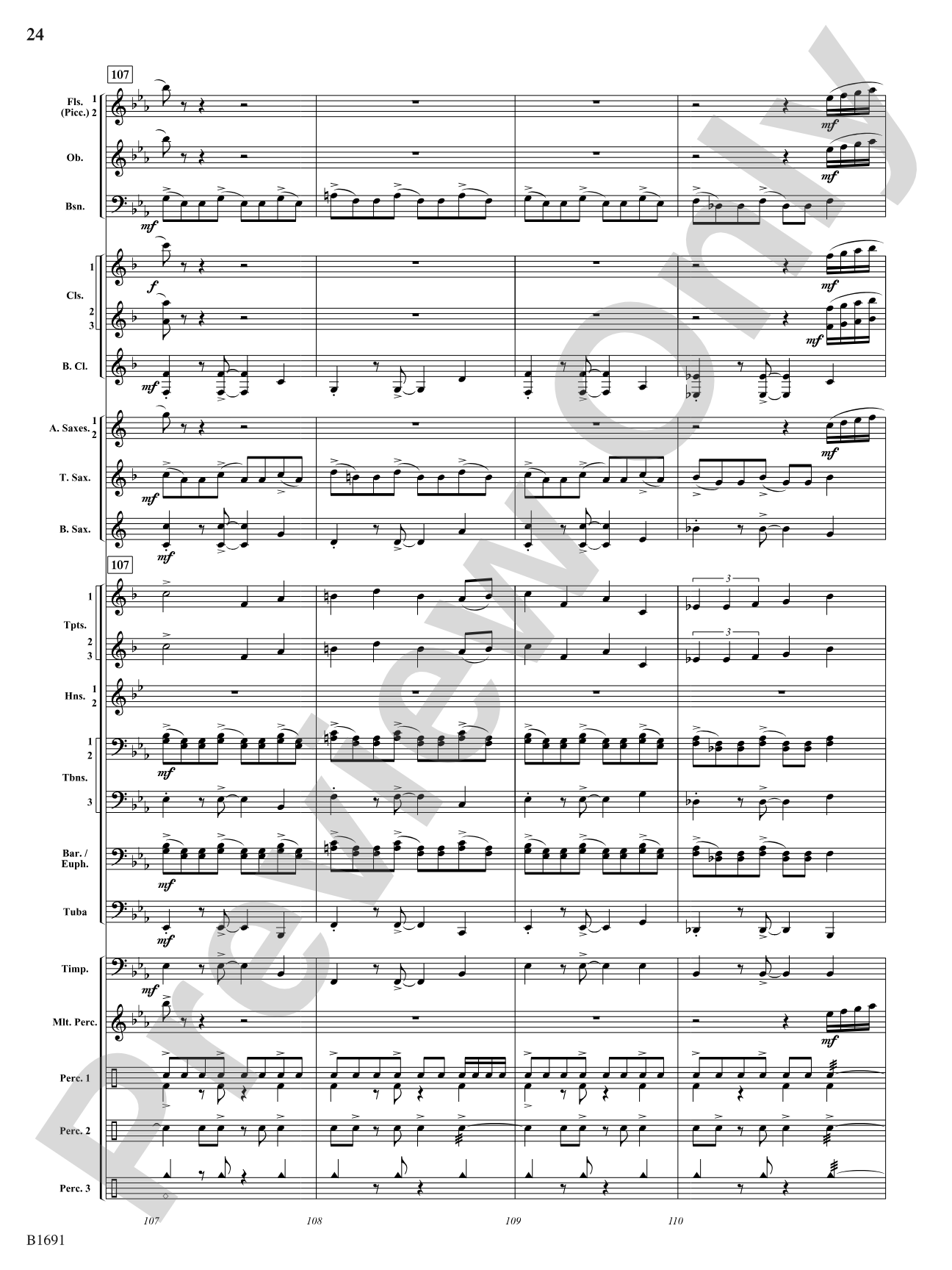 Across The Great Plains: Concert Band Conductor Score & Parts