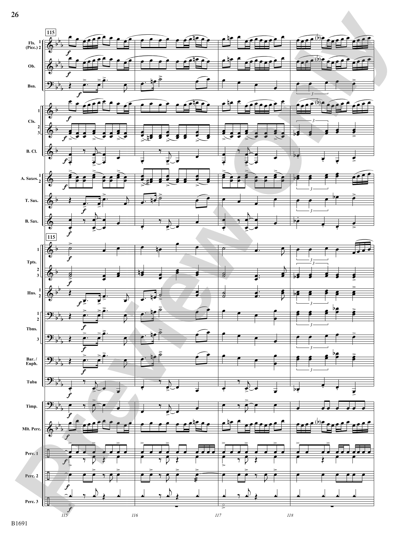 Across The Great Plains: Concert Band Conductor Score & Parts