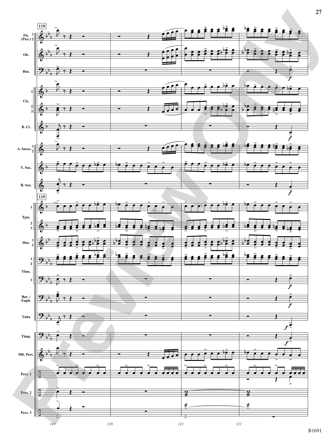 Across The Great Plains: Concert Band Conductor Score & Parts