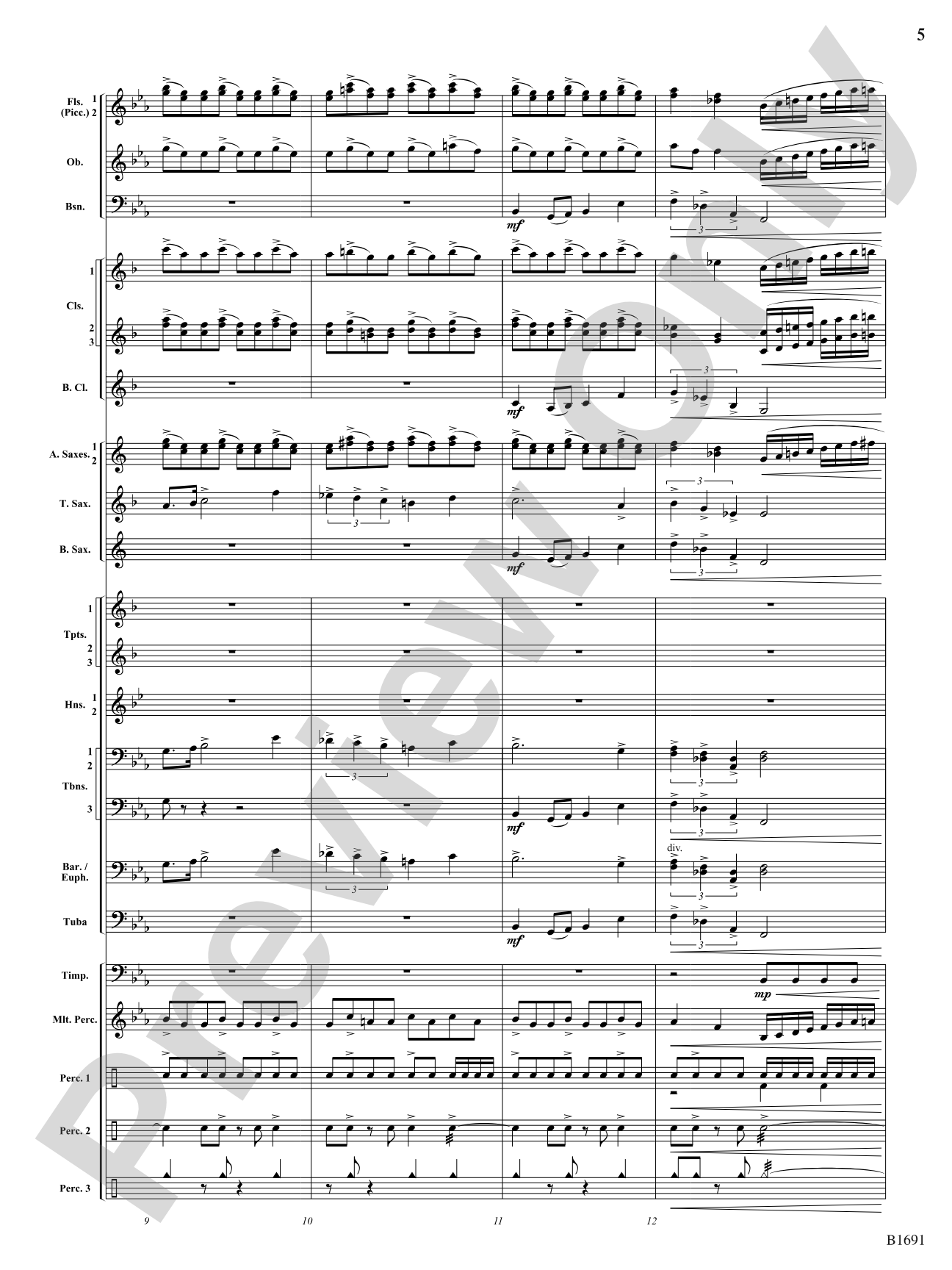 Across The Great Plains: Concert Band Conductor Score & Parts