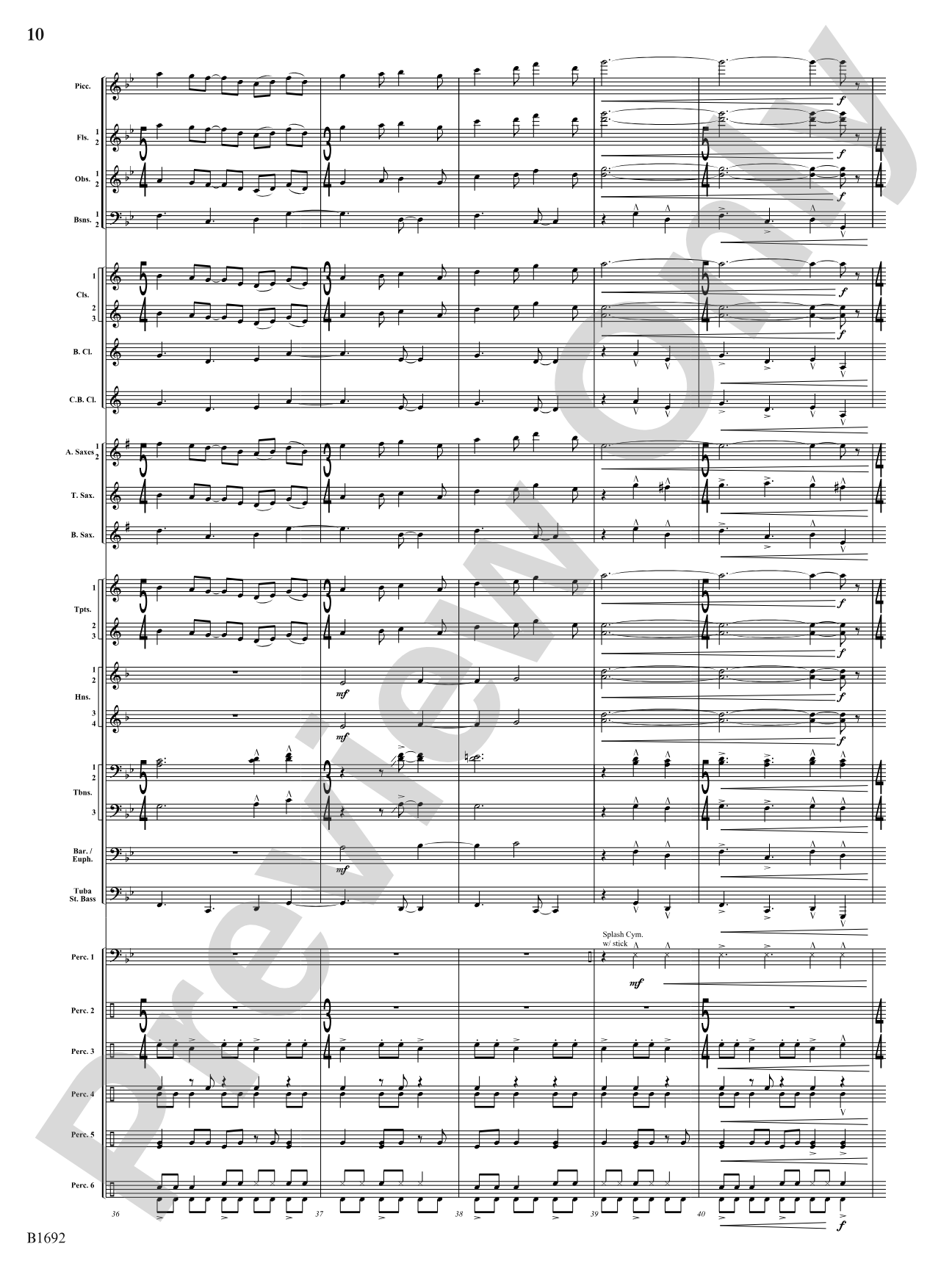 Fiesta de los Toros: Concert Band Conductor Score & Parts