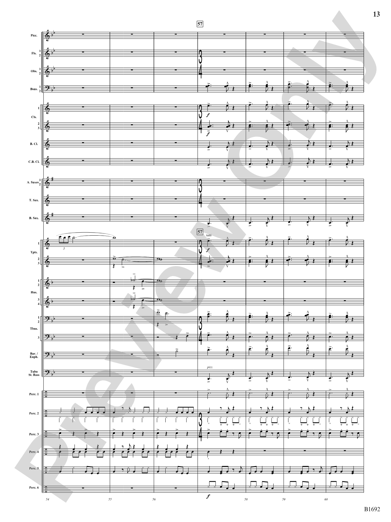 Fiesta de los Toros: Concert Band Conductor Score & Parts