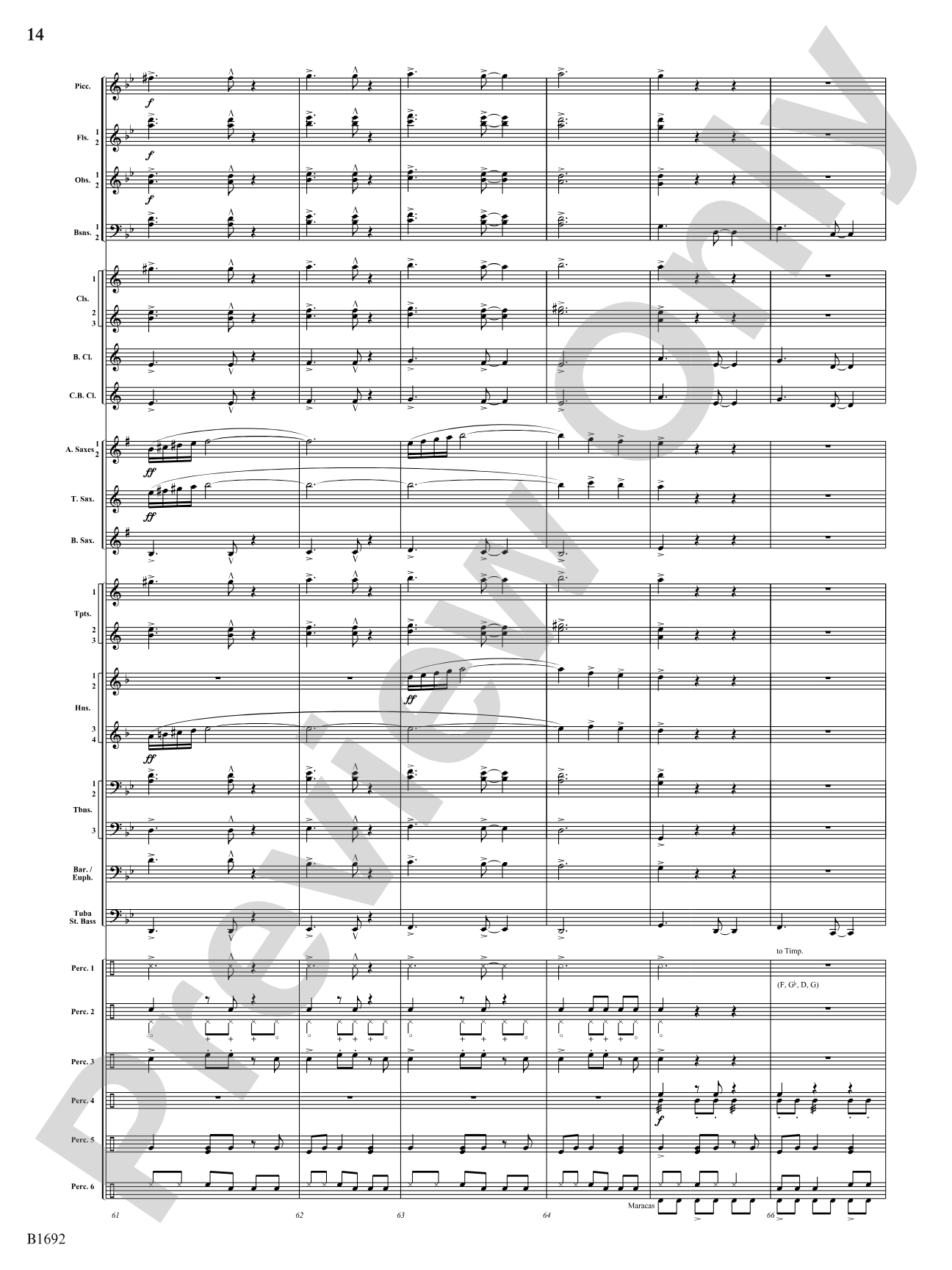 Fiesta de los Toros: Concert Band Conductor Score & Parts