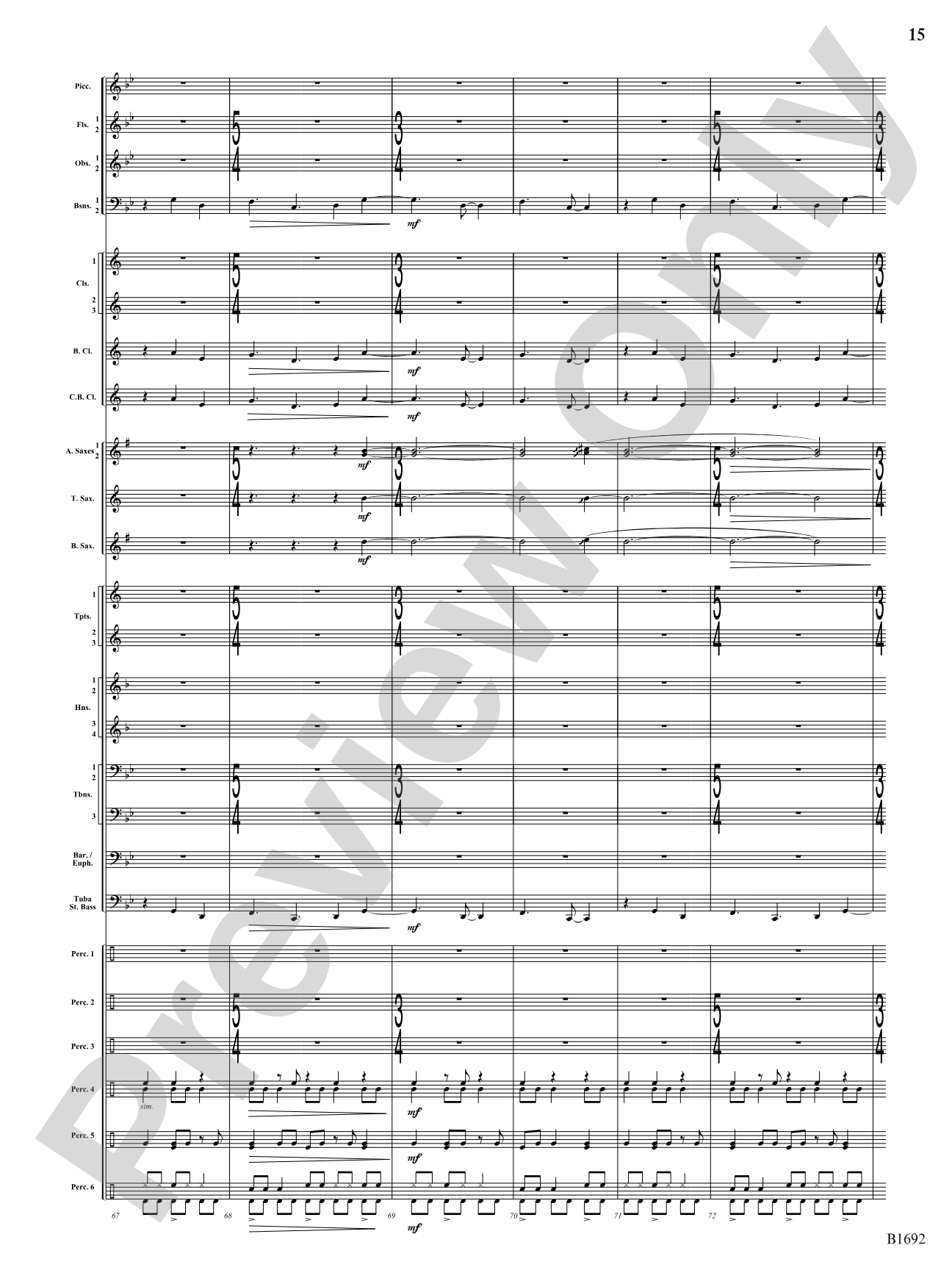 Fiesta de los Toros: Concert Band Conductor Score & Parts