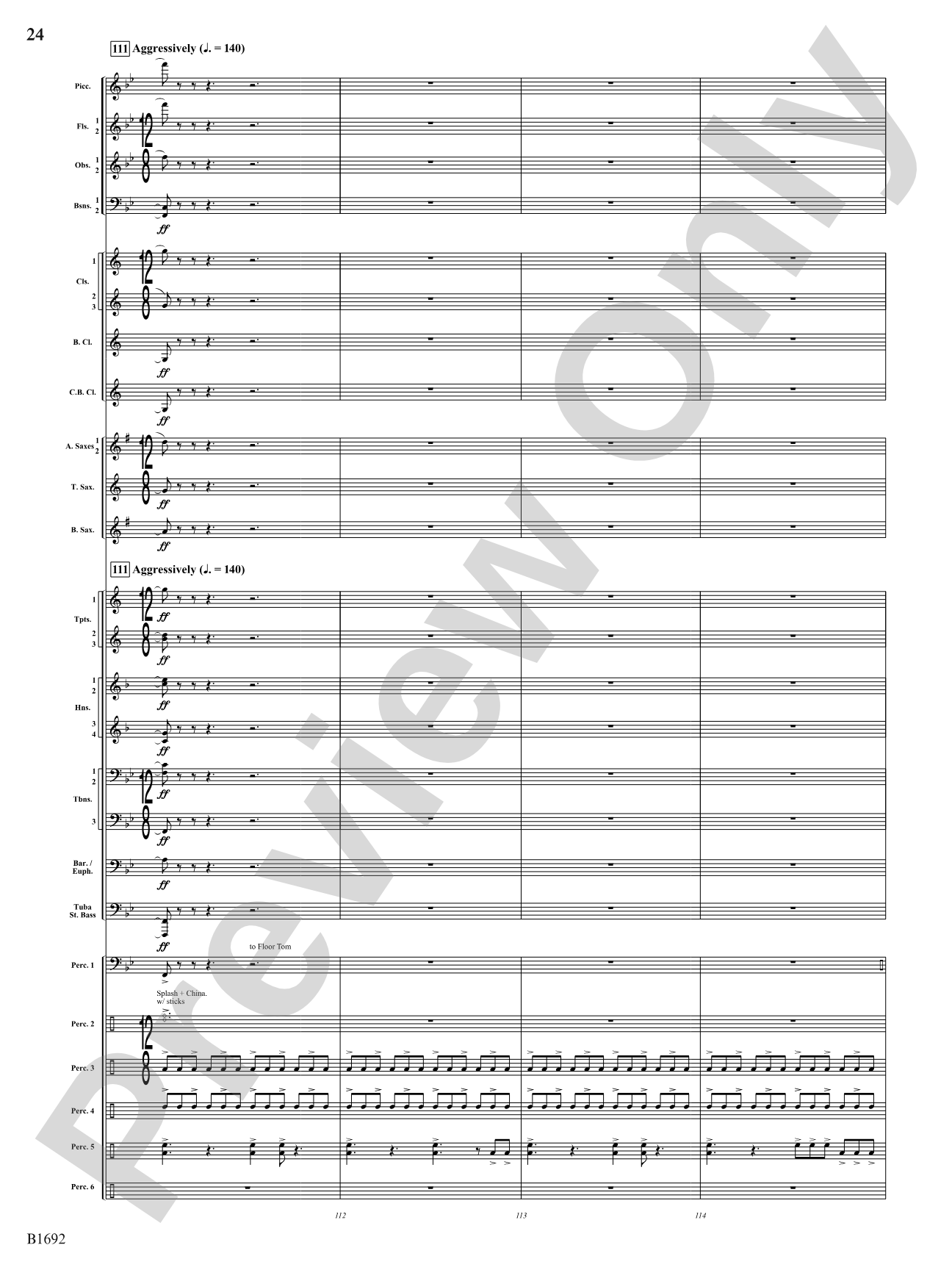 Fiesta de los Toros: Concert Band Conductor Score & Parts