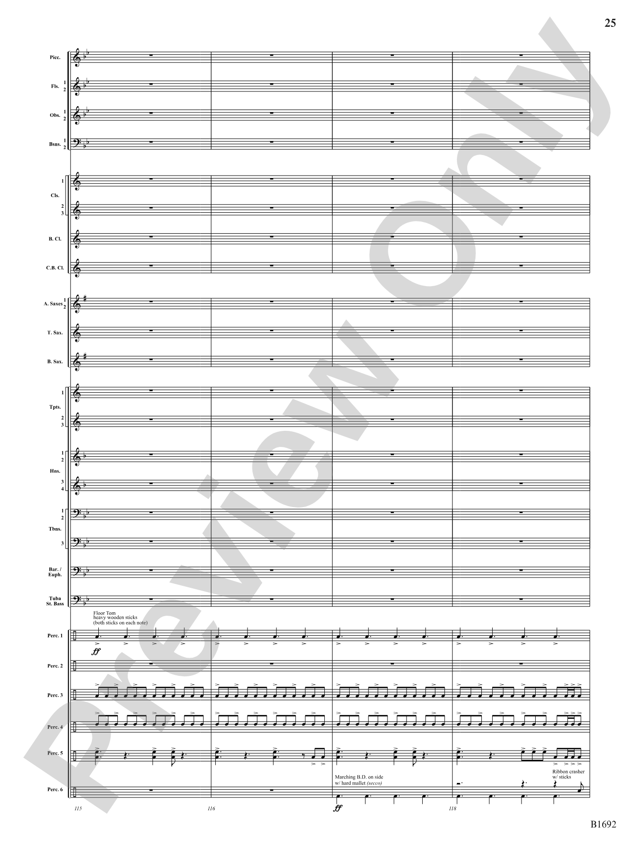 Fiesta de los Toros: Concert Band Conductor Score & Parts