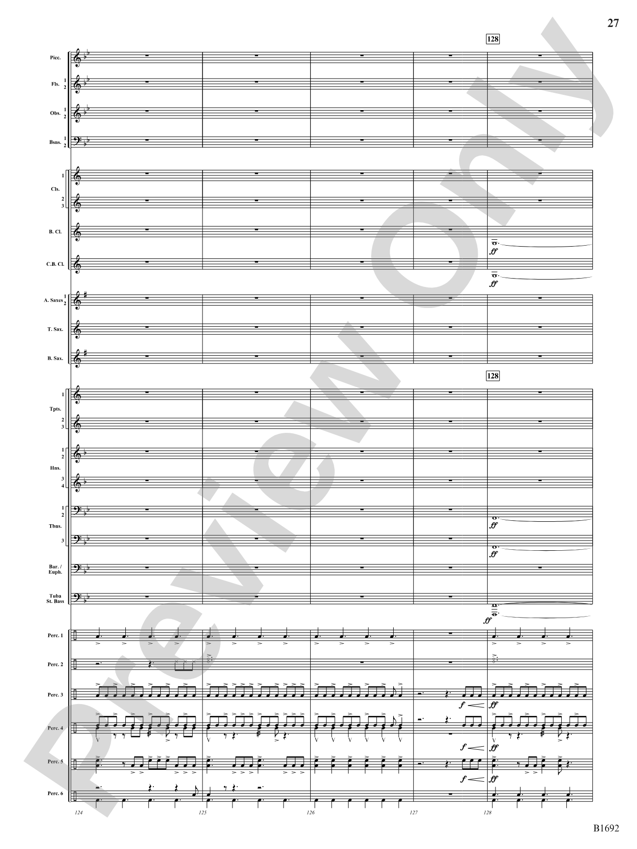 Fiesta de los Toros: Concert Band Conductor Score & Parts