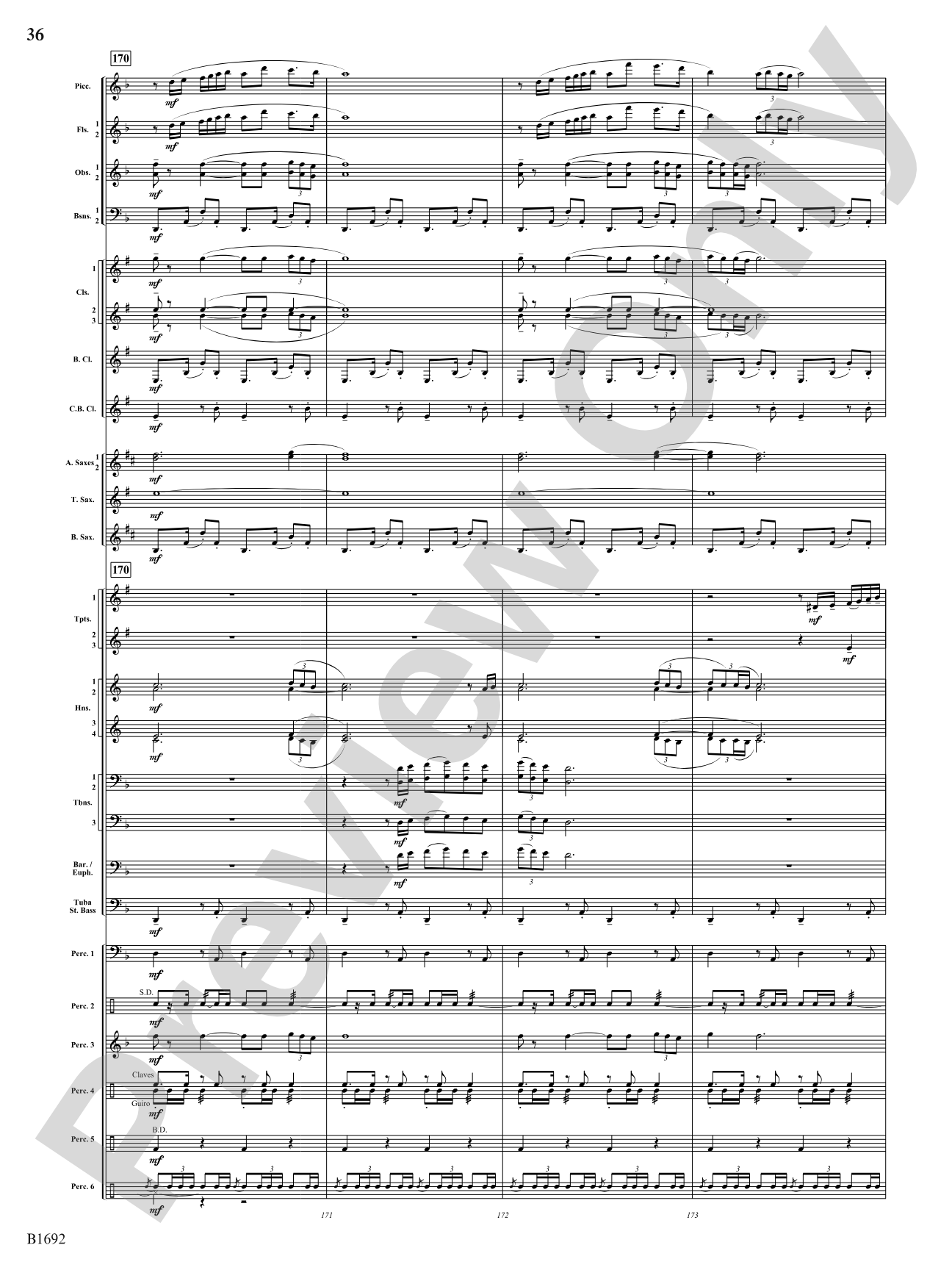 Fiesta de los Toros: Concert Band Conductor Score & Parts