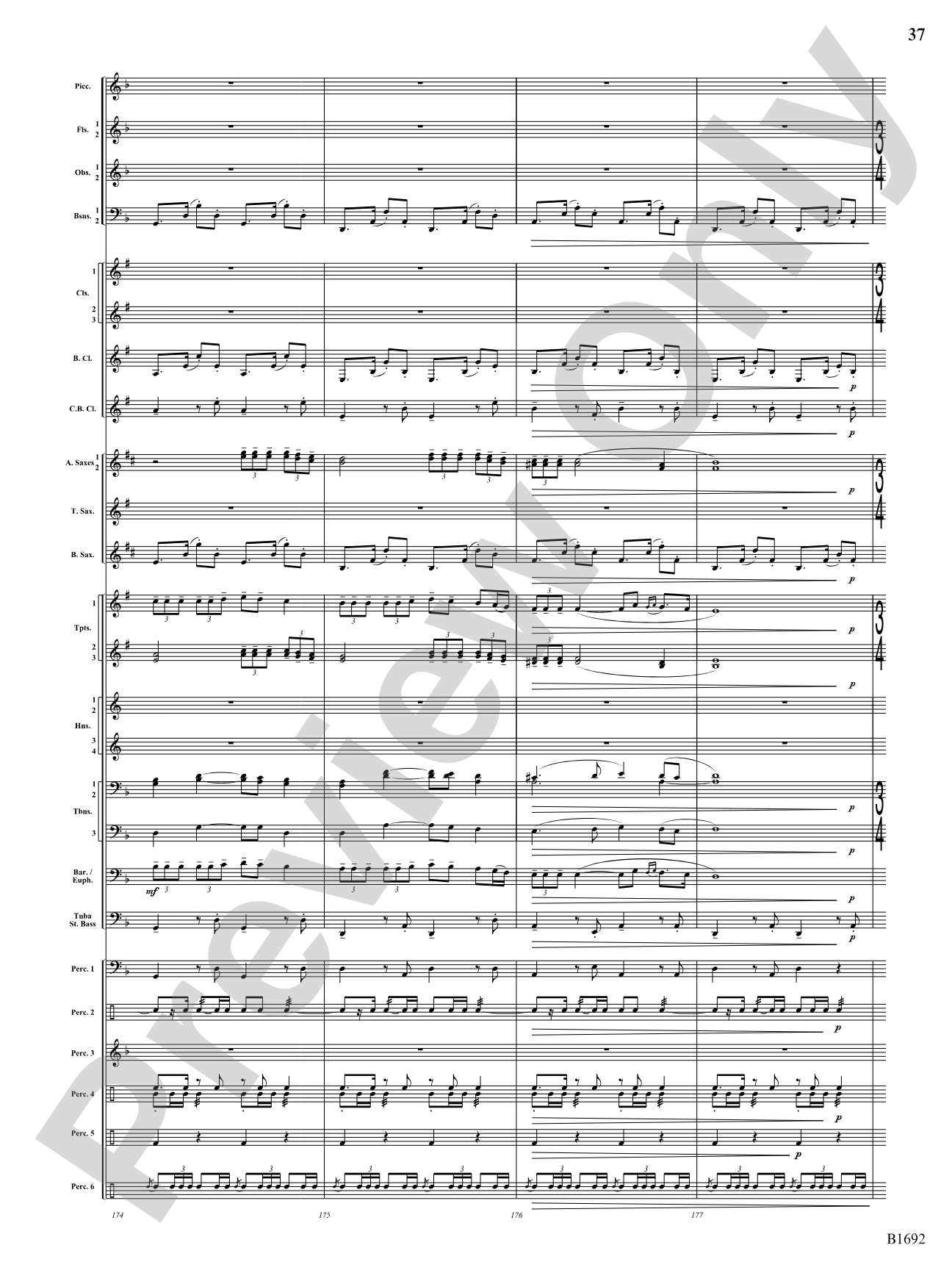 Fiesta de los Toros: Concert Band Conductor Score & Parts