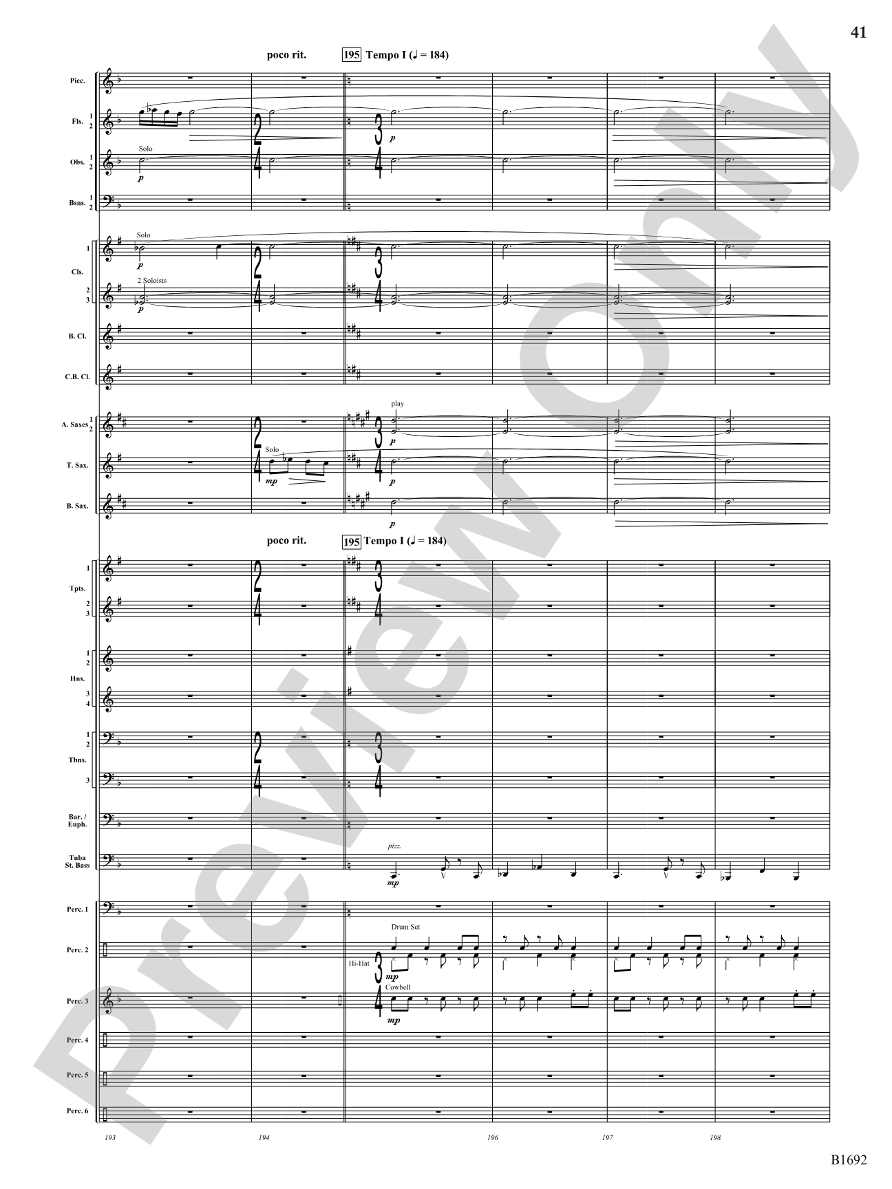 Fiesta de los Toros: Concert Band Conductor Score & Parts