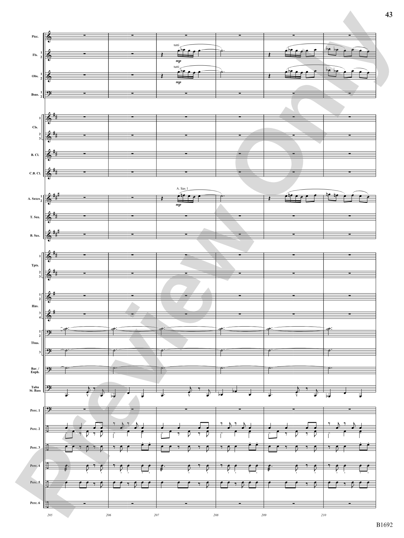Fiesta de los Toros: Concert Band Conductor Score & Parts