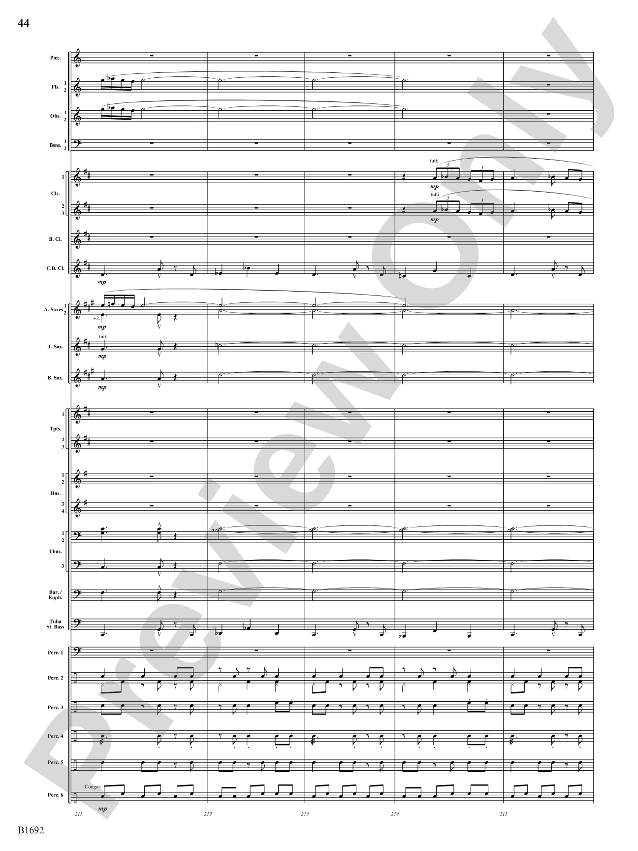 Fiesta de los Toros: Concert Band Conductor Score & Parts
