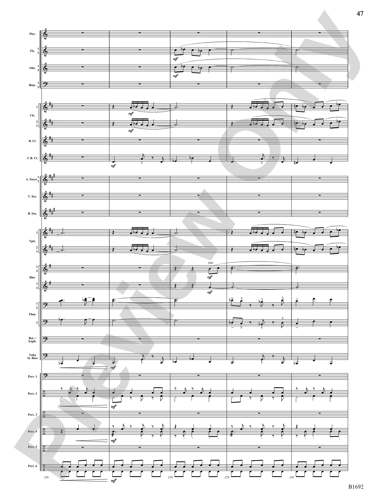 Fiesta de los Toros: Concert Band Conductor Score & Parts