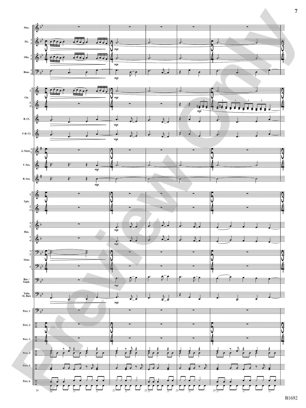 Fiesta de los Toros: Concert Band Conductor Score & Parts