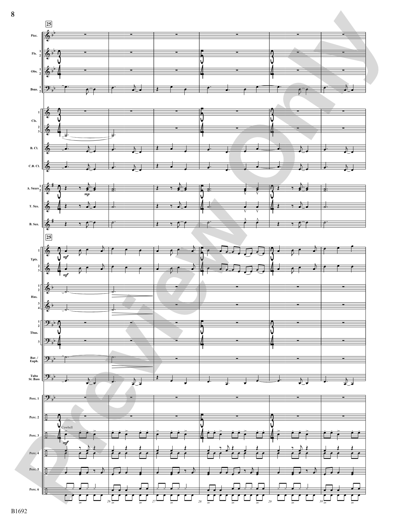Fiesta de los Toros: Concert Band Conductor Score & Parts