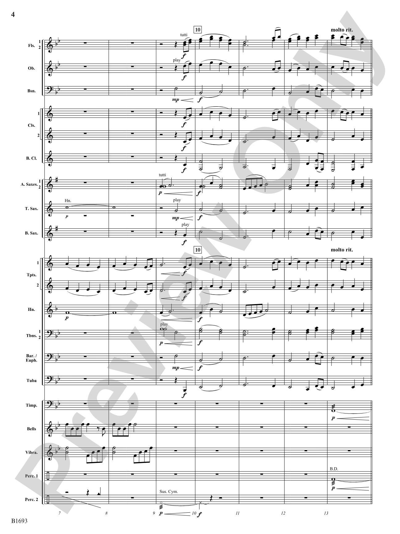 Paradise Awaiting...: Concert Band Conductor Score & Parts