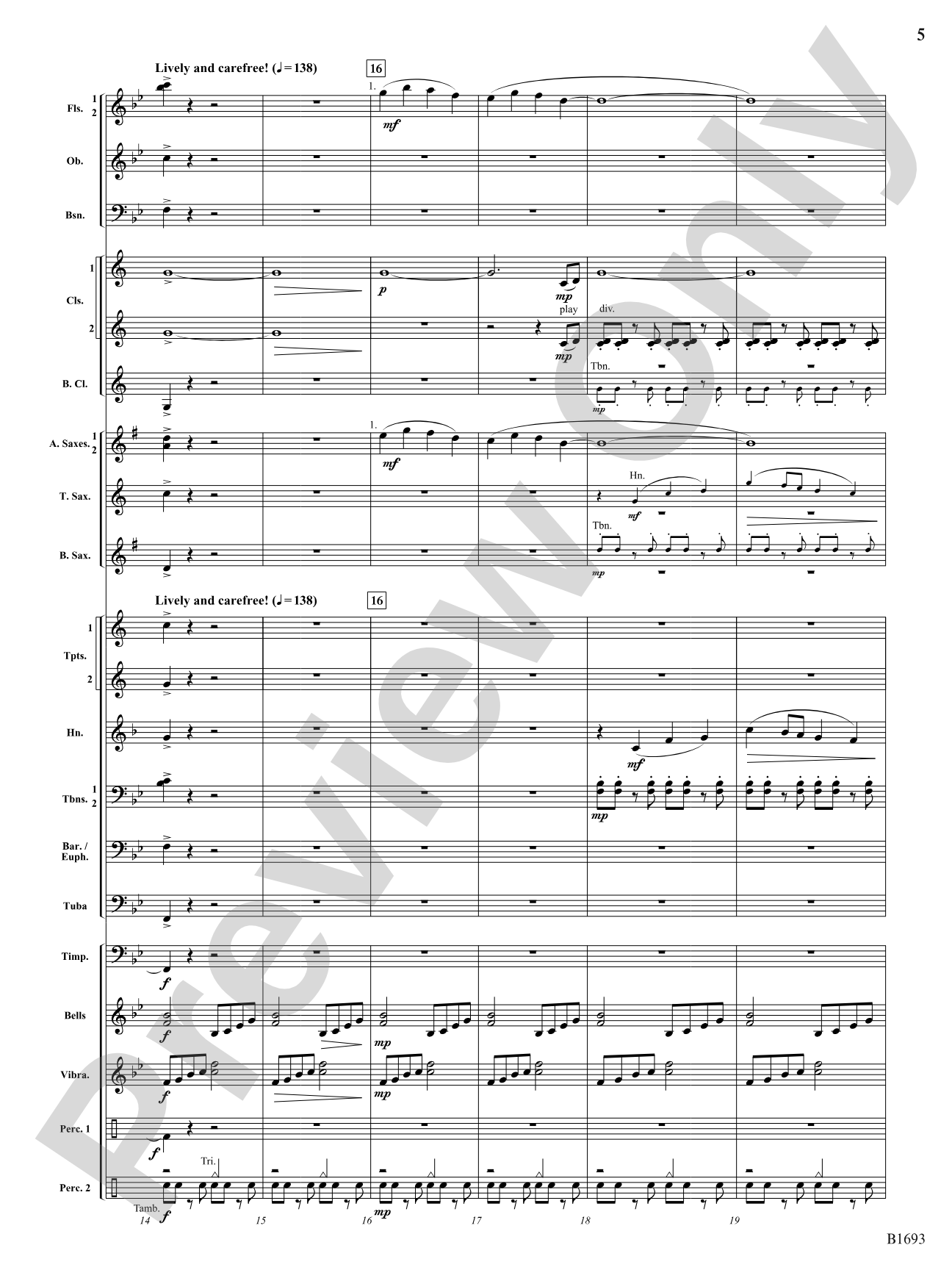 Paradise Awaiting...: Concert Band Conductor Score & Parts