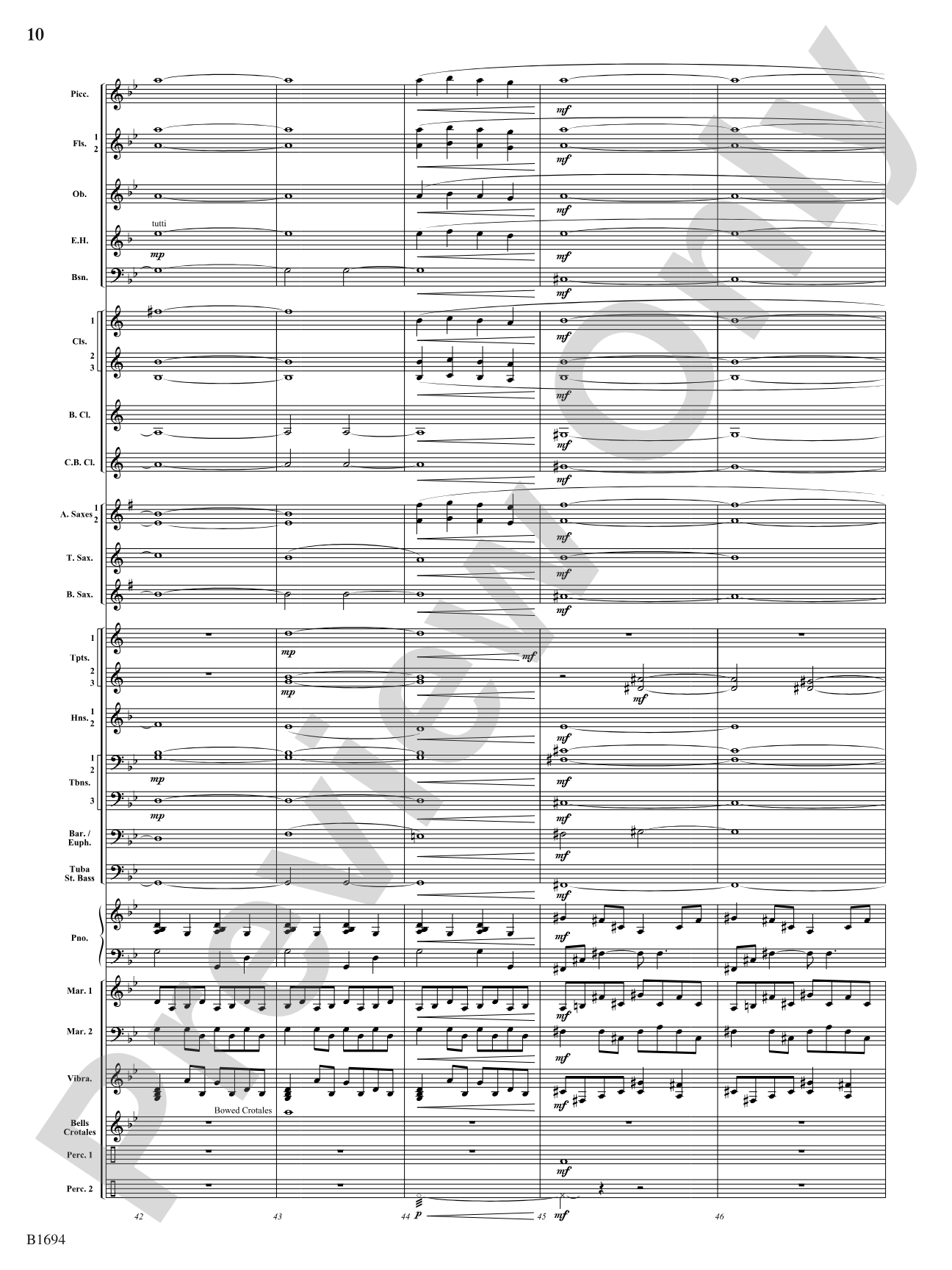 Swirling Prisms: Concert Band Conductor Score & Parts