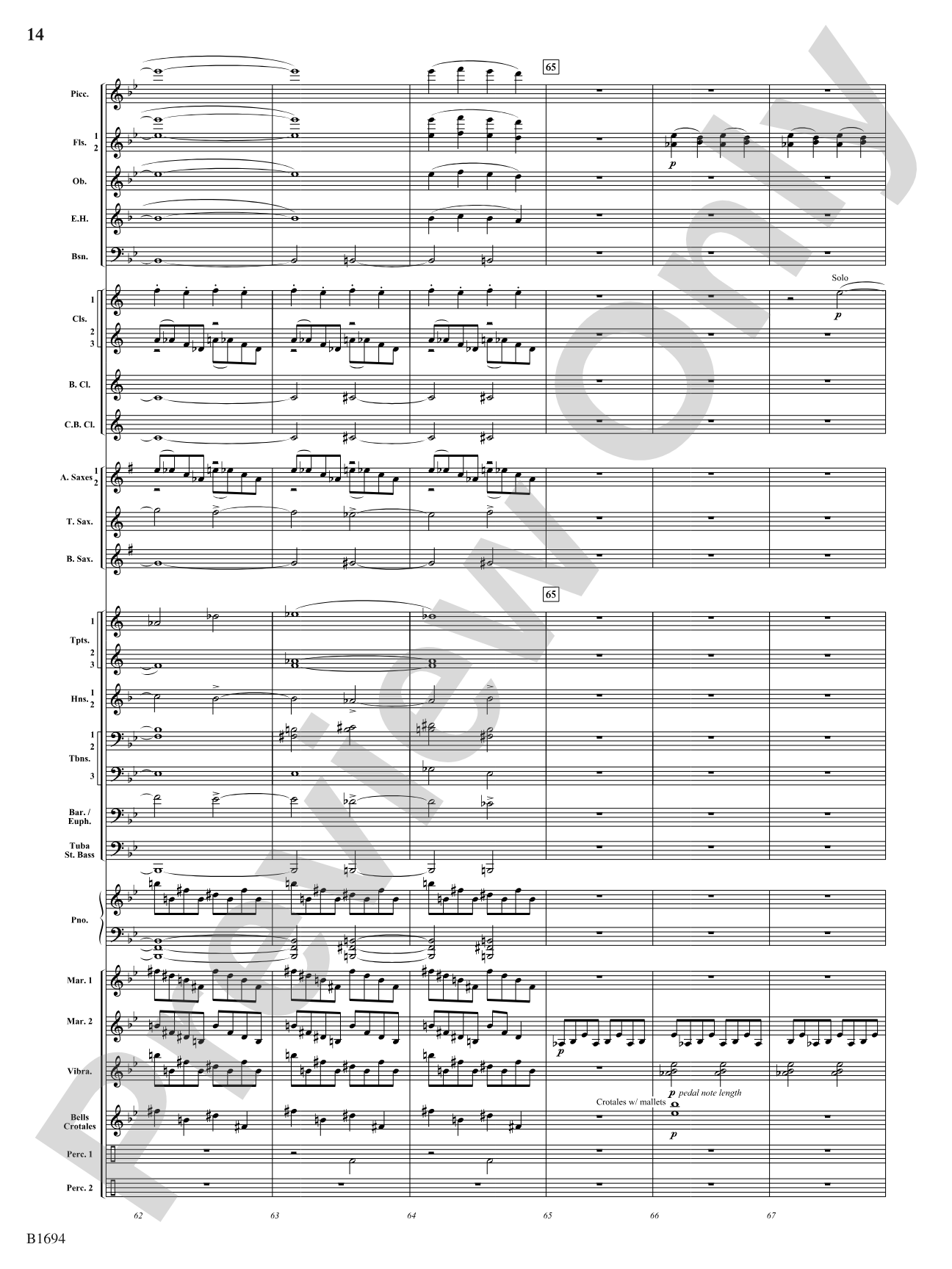 Swirling Prisms: Concert Band Conductor Score & Parts