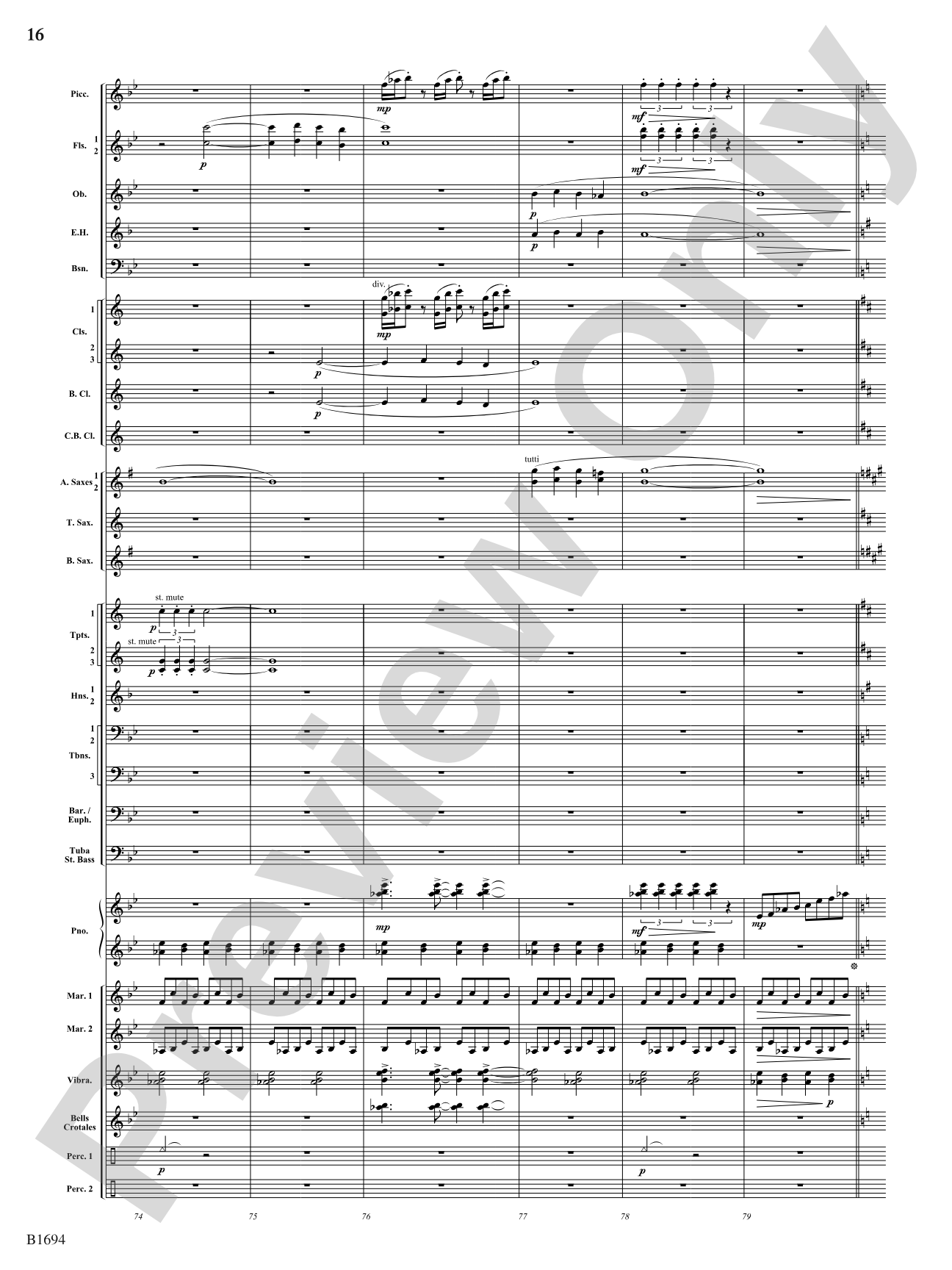 Swirling Prisms: Concert Band Conductor Score & Parts