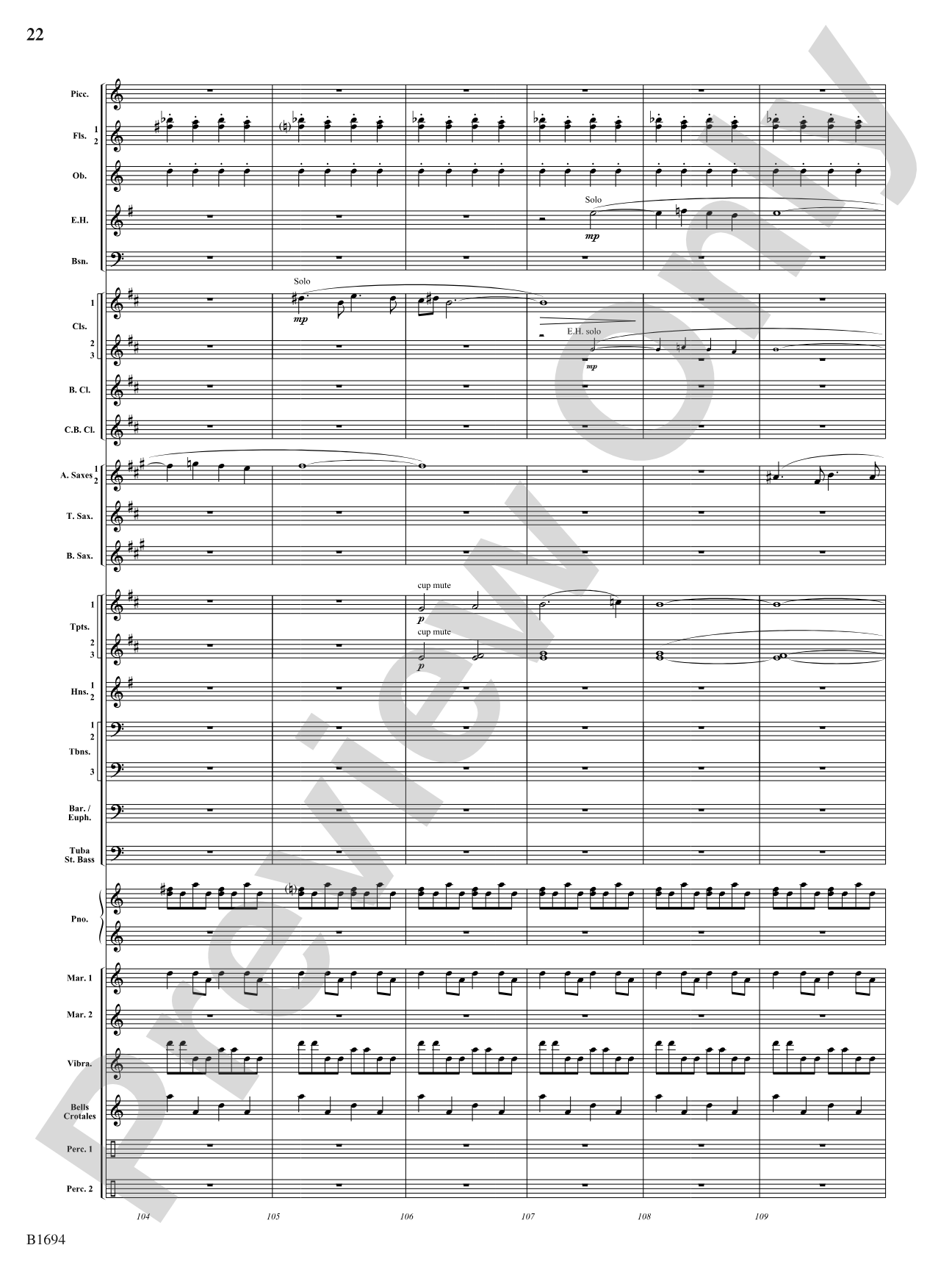 Swirling Prisms: Concert Band Conductor Score & Parts