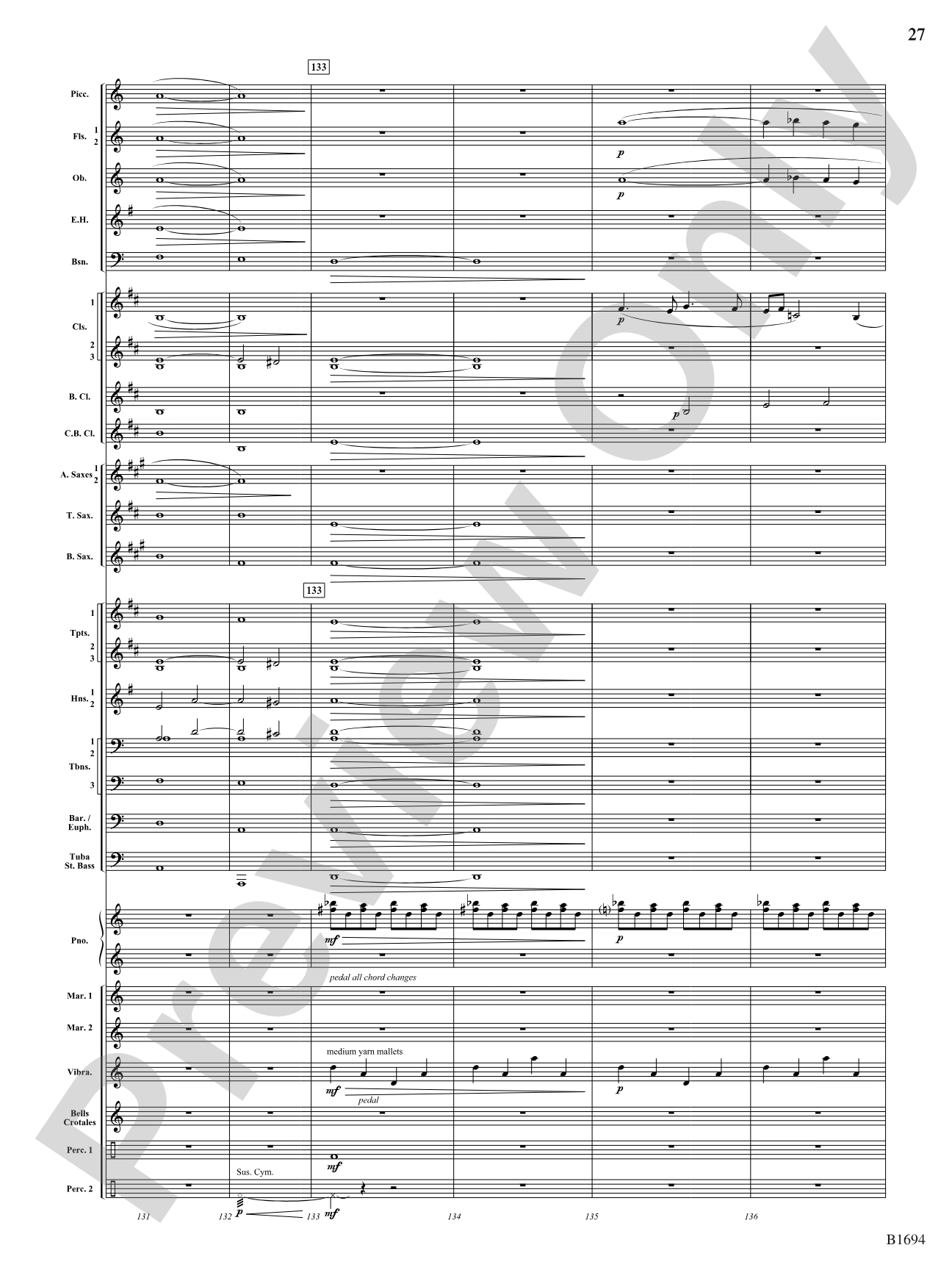 Swirling Prisms: Concert Band Conductor Score & Parts