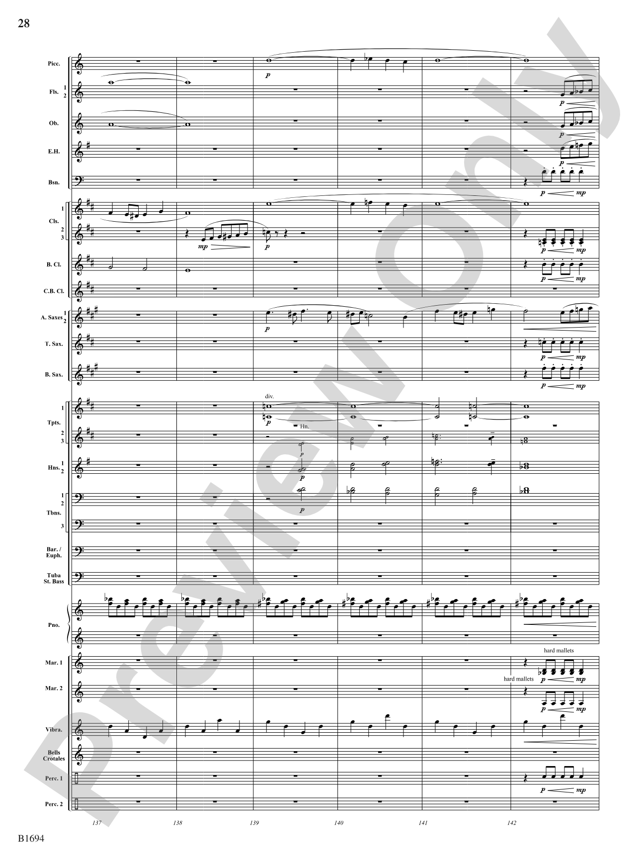 Swirling Prisms: Concert Band Conductor Score & Parts