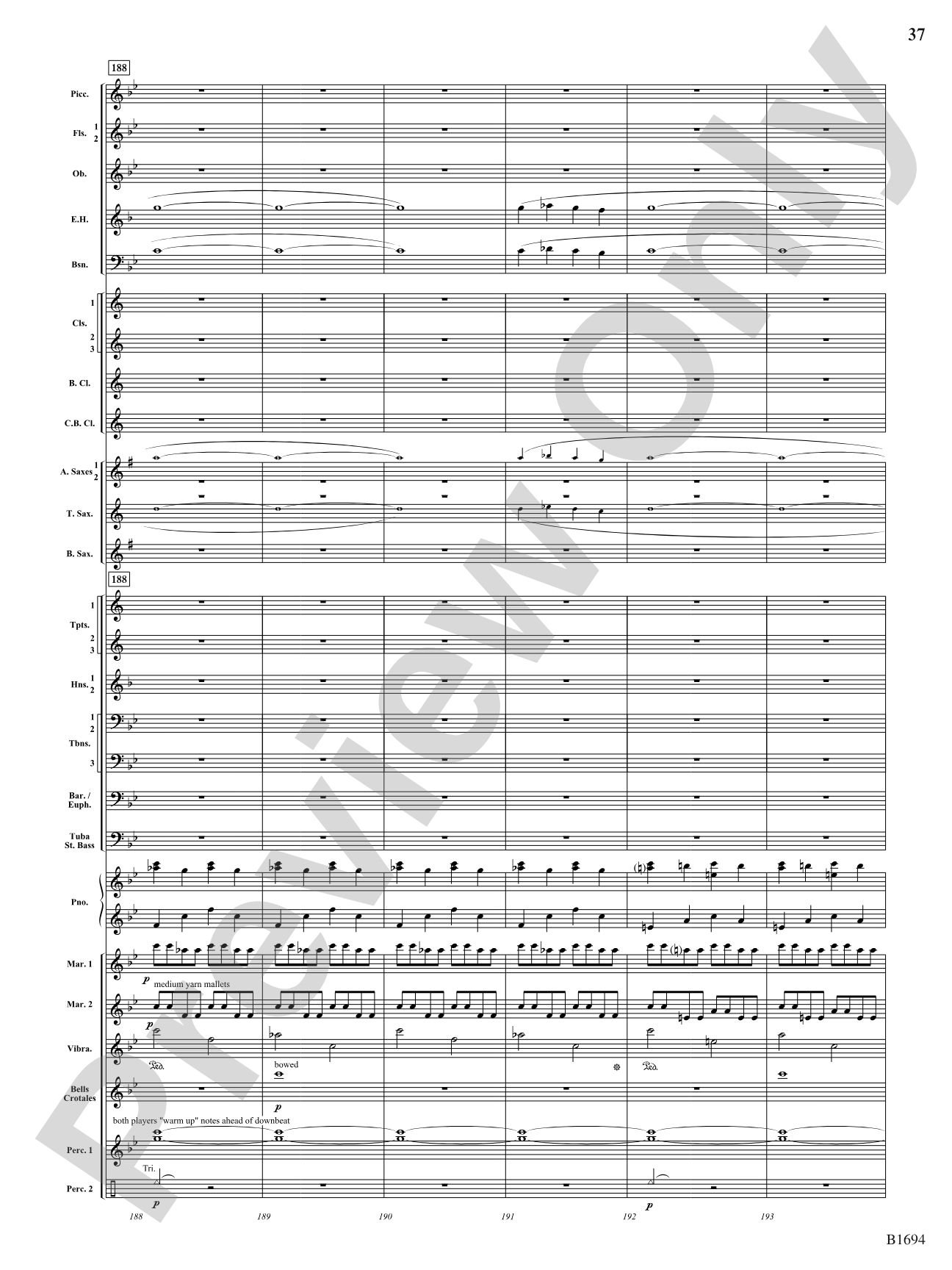 Swirling Prisms: Concert Band Conductor Score & Parts