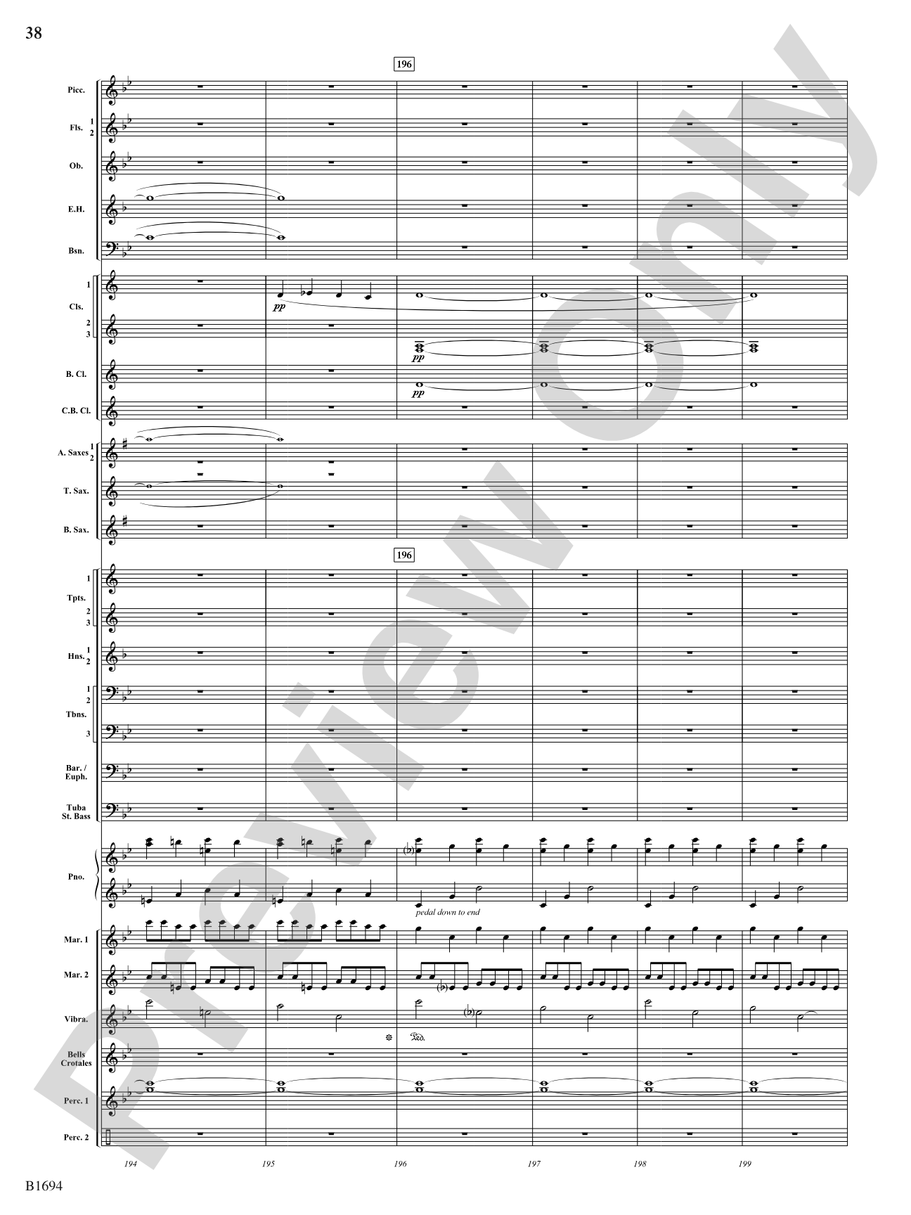 Swirling Prisms: Concert Band Conductor Score & Parts