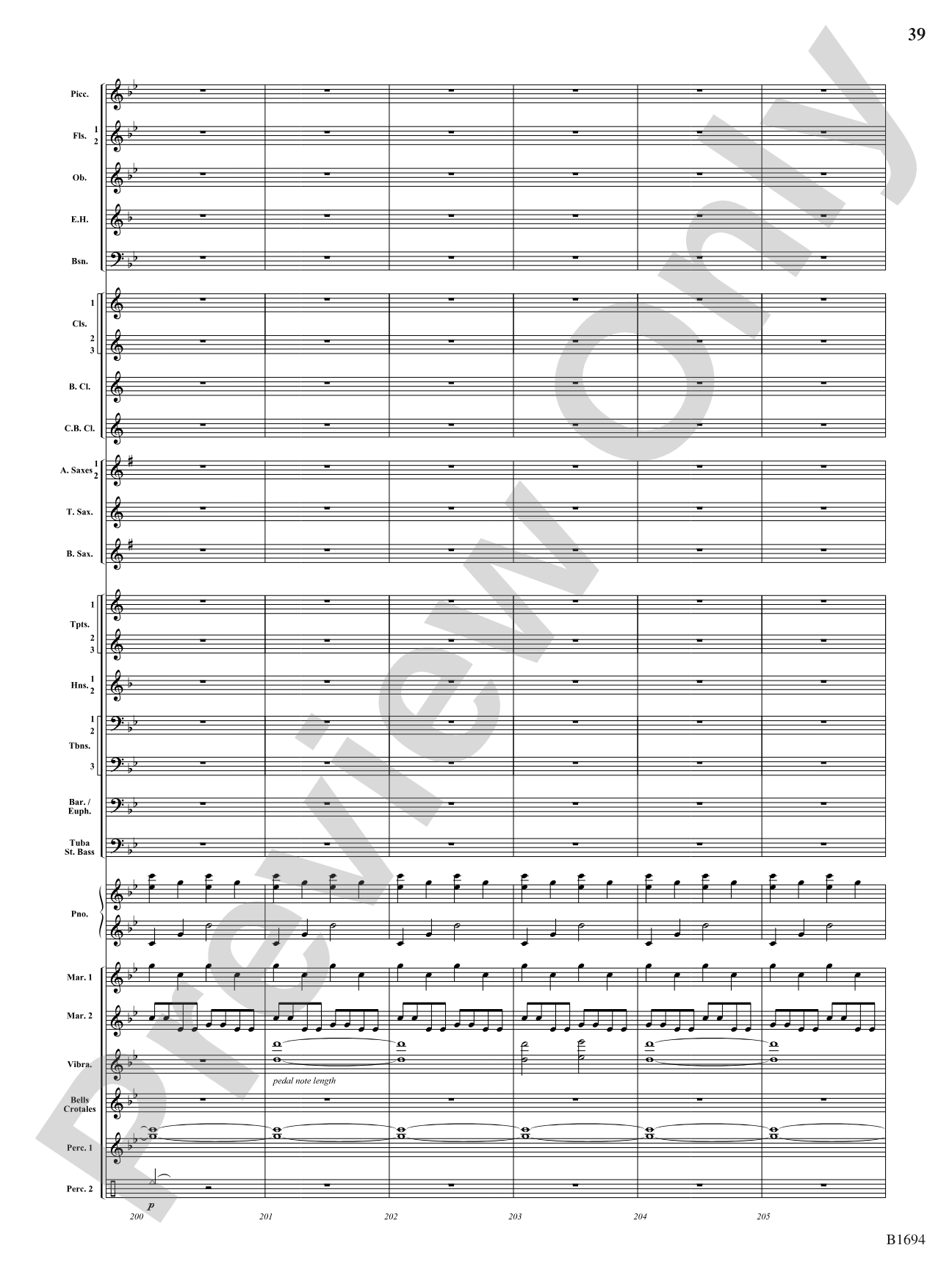 Swirling Prisms: Concert Band Conductor Score & Parts
